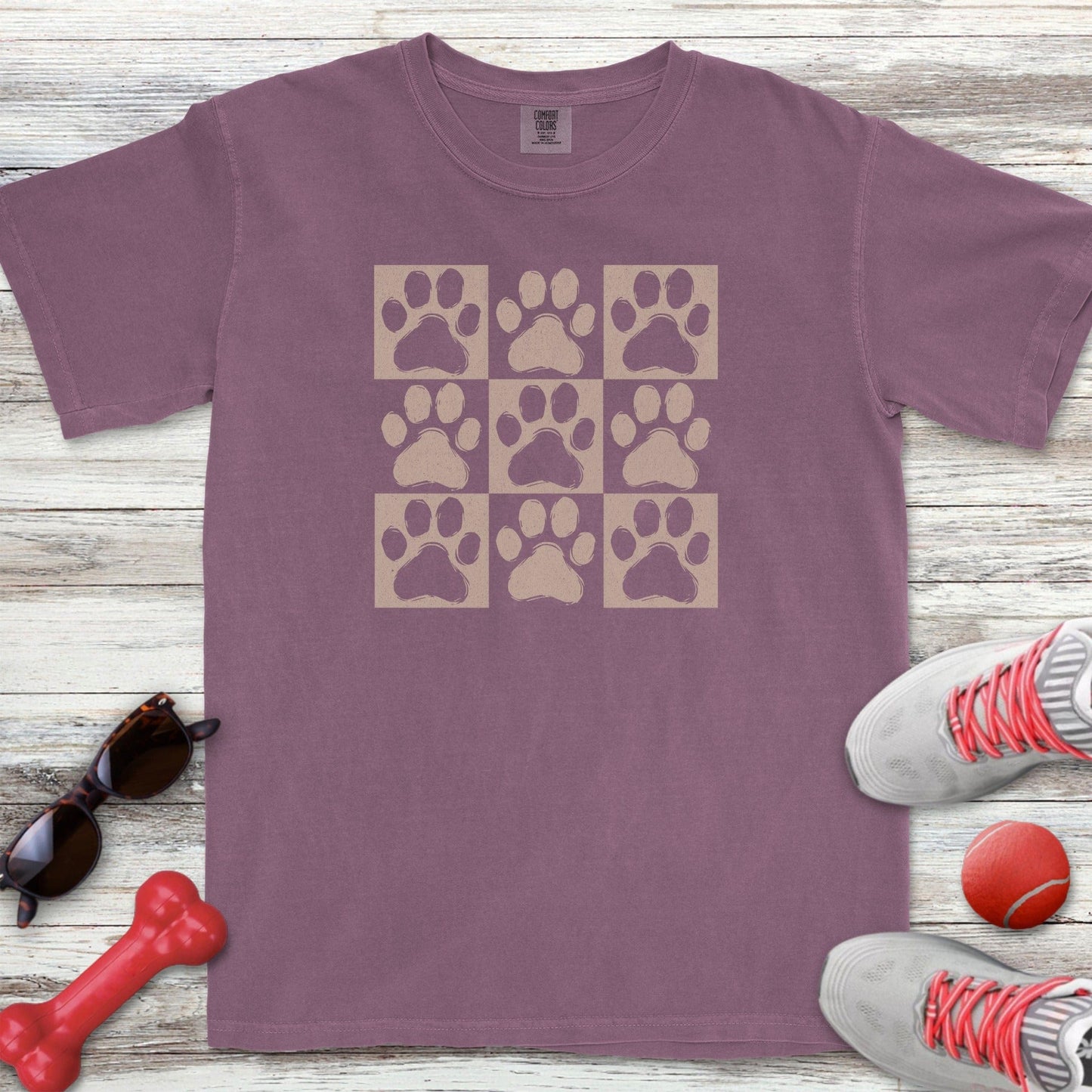 Boho Paw Prints T-Shirt