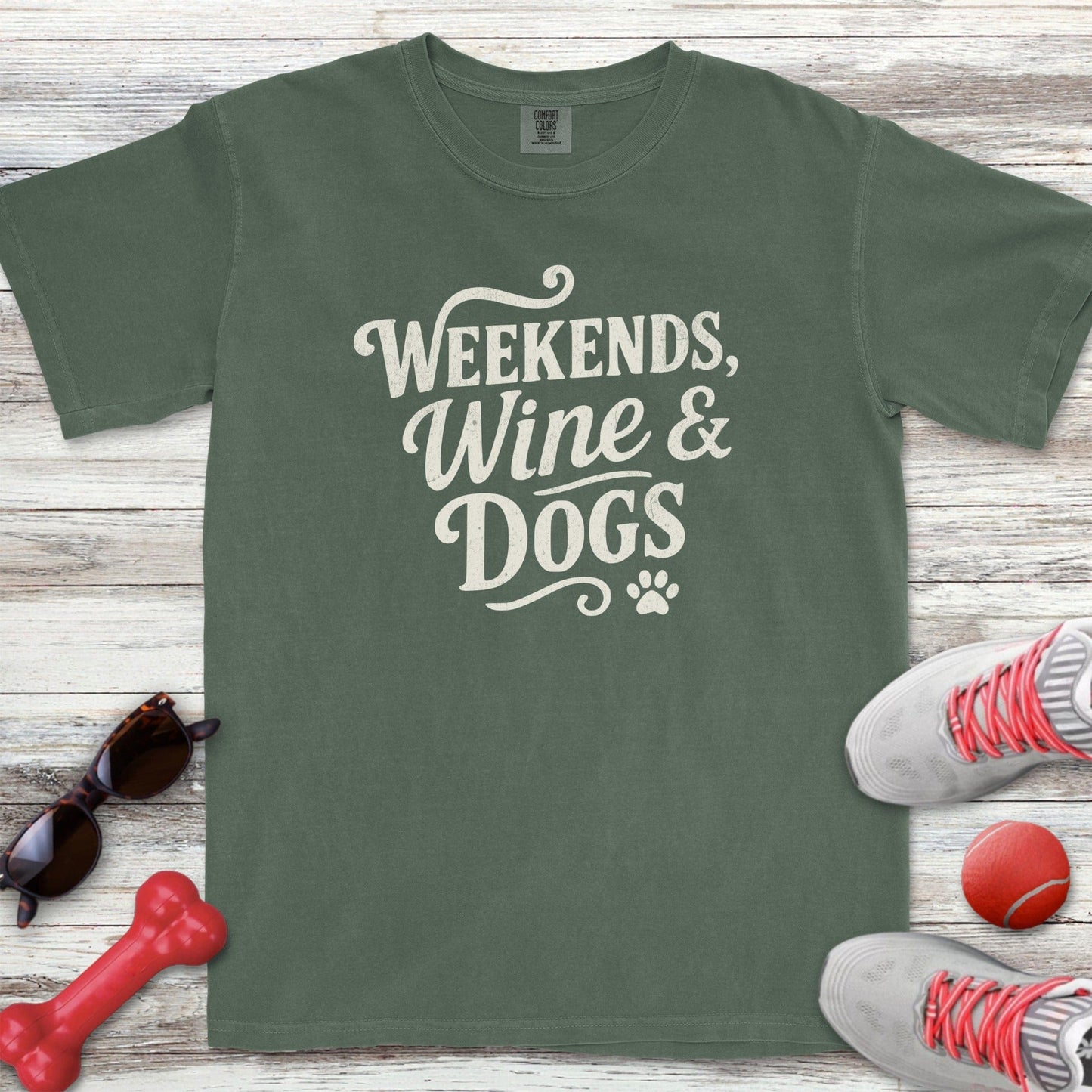 Weekends Wine Dogs T-Shirt