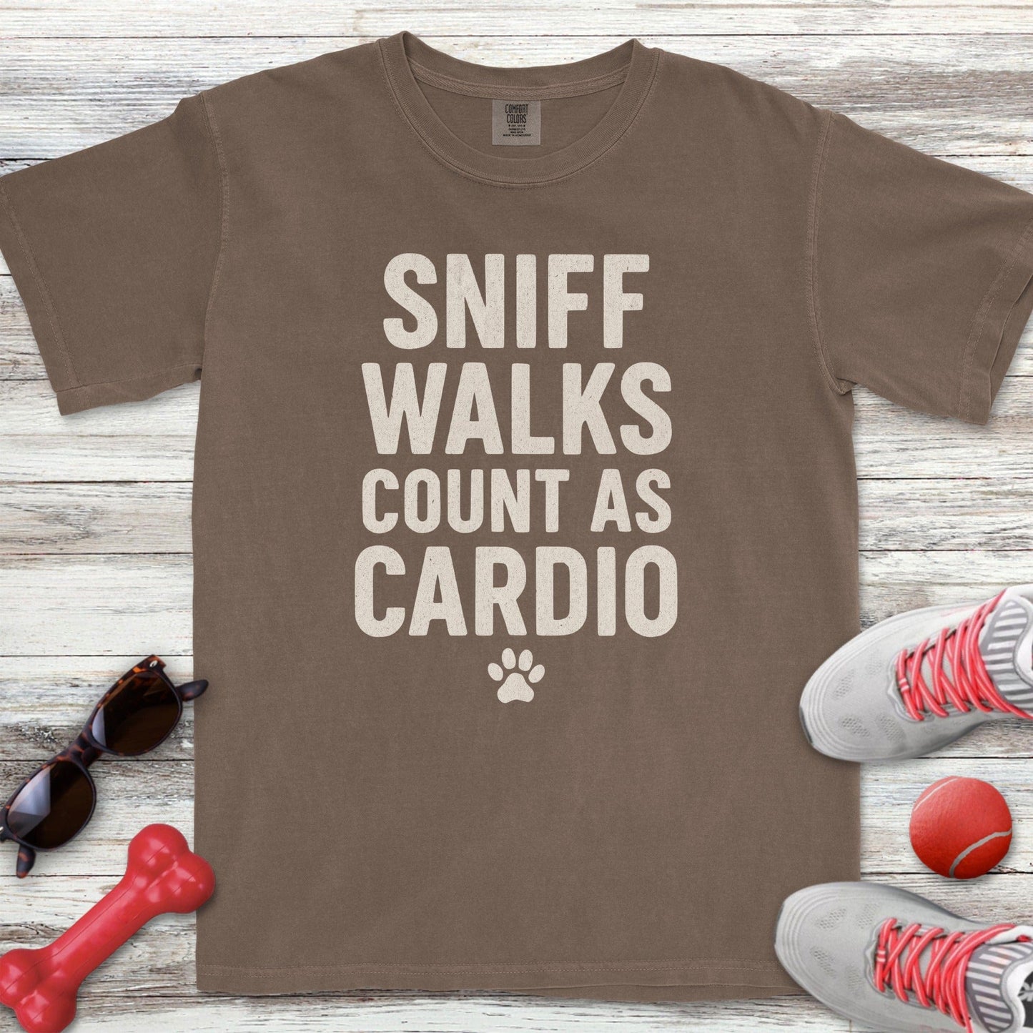 Sniff Walks Are Cardio Bold T-Shirt
