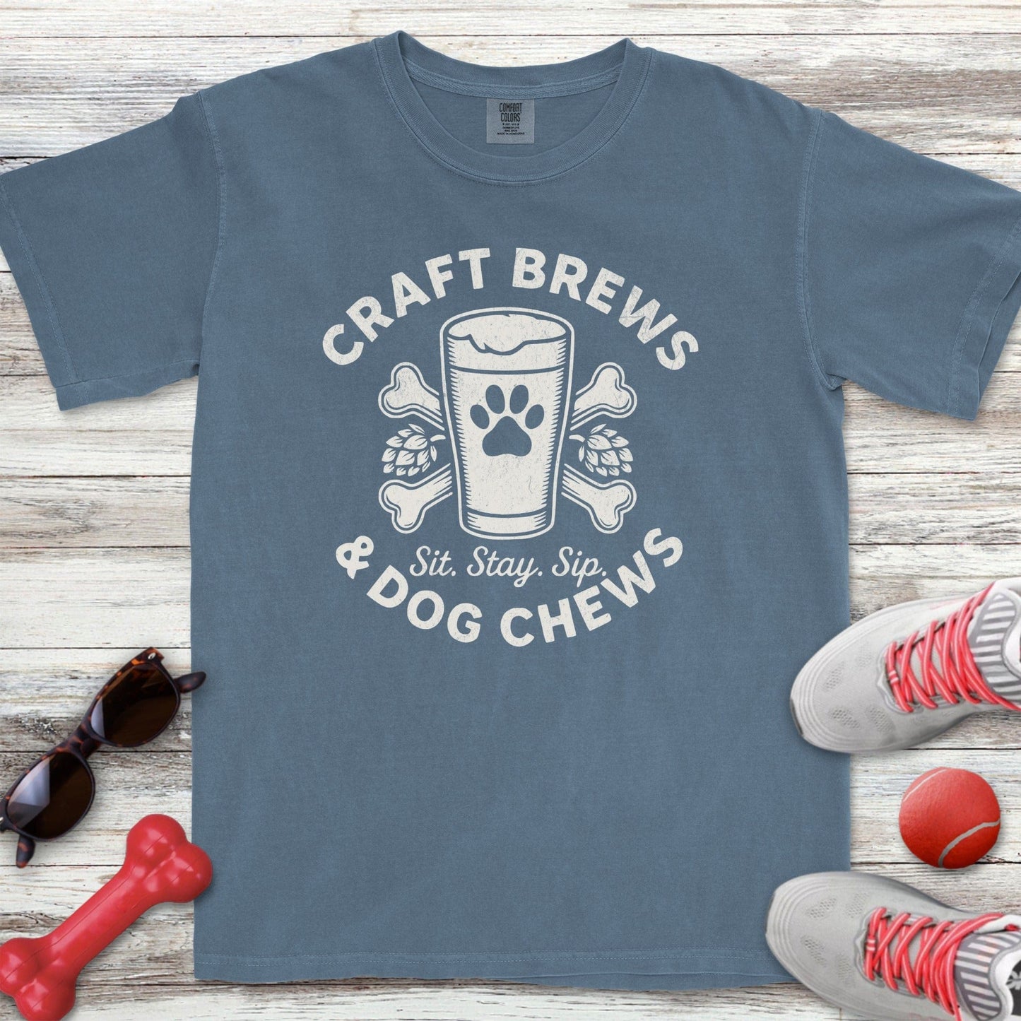 Craft Brews & Dog Chews T-Shirt