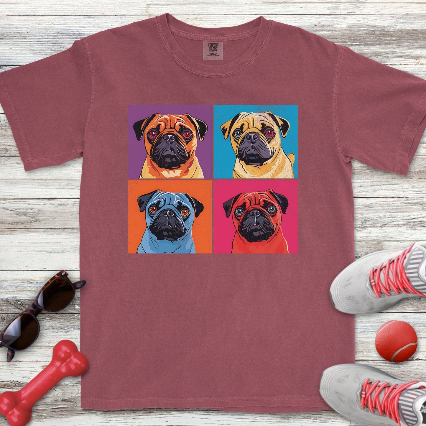 Pop Art Pug T-Shirt