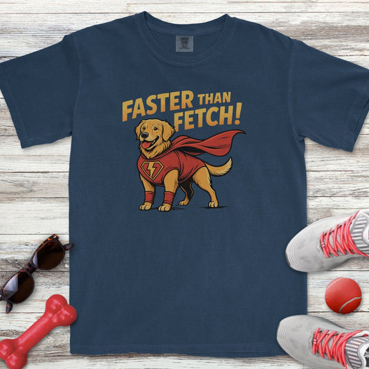 Faster Than Fetch Golden T-Shirt