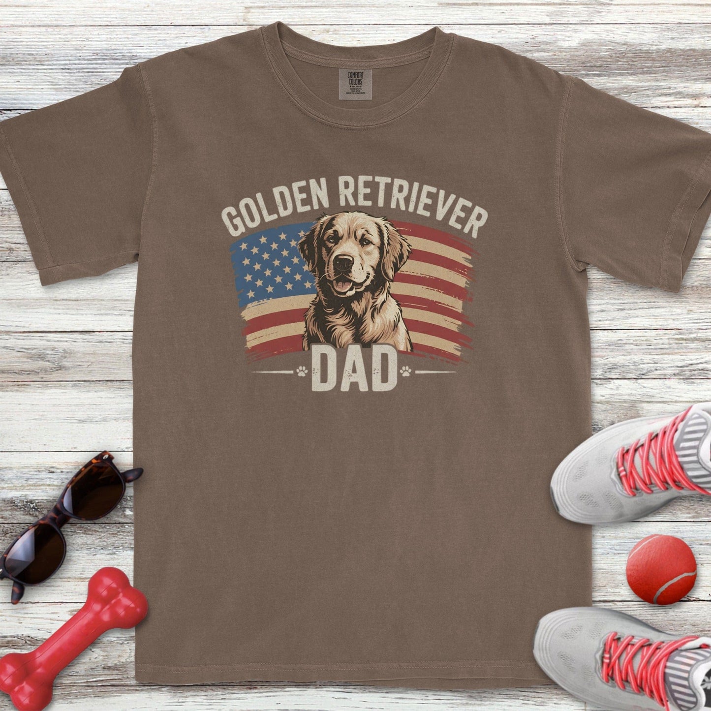 Golden Dad Flag T-Shirt