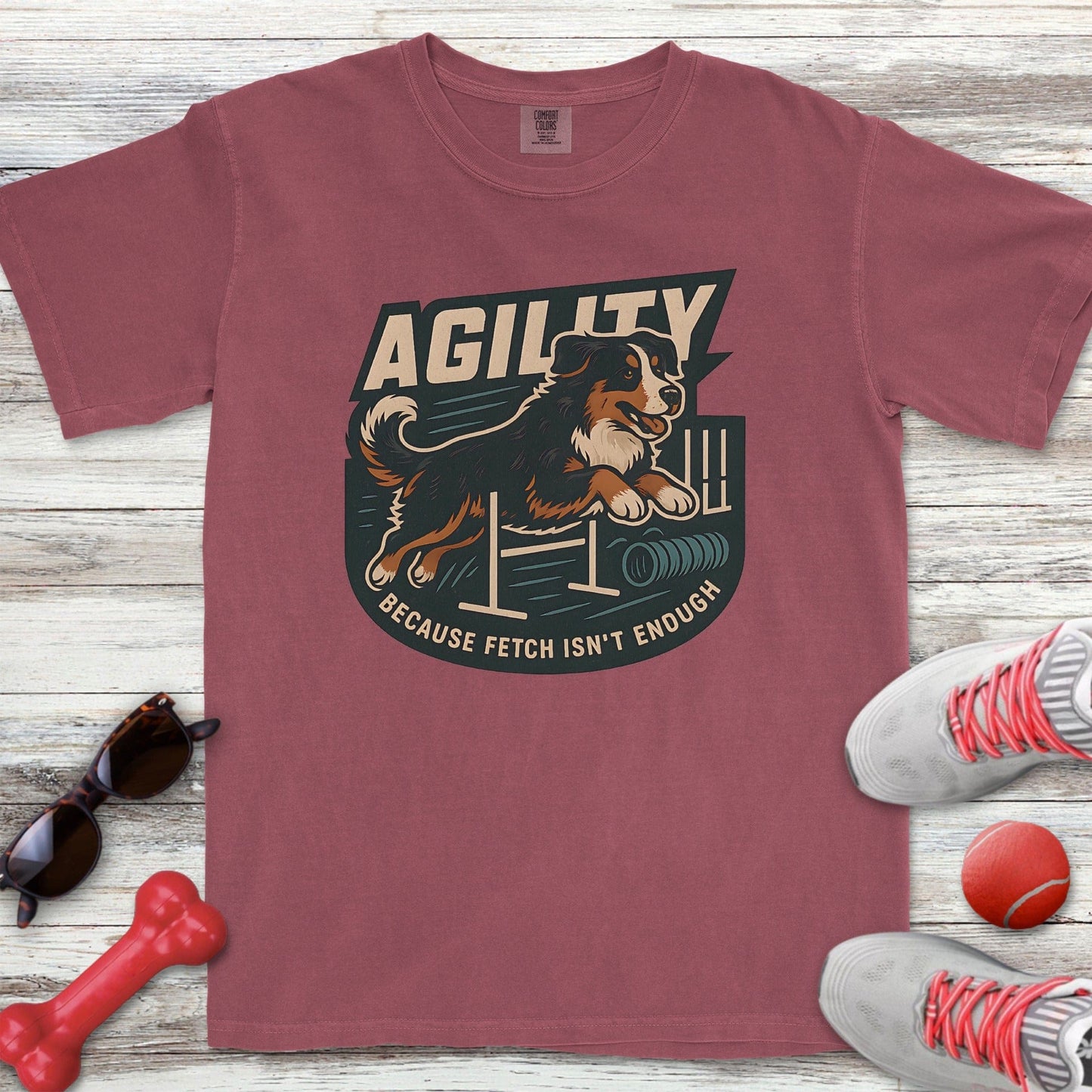 Bernese Mountain Dog Agility T-Shirt