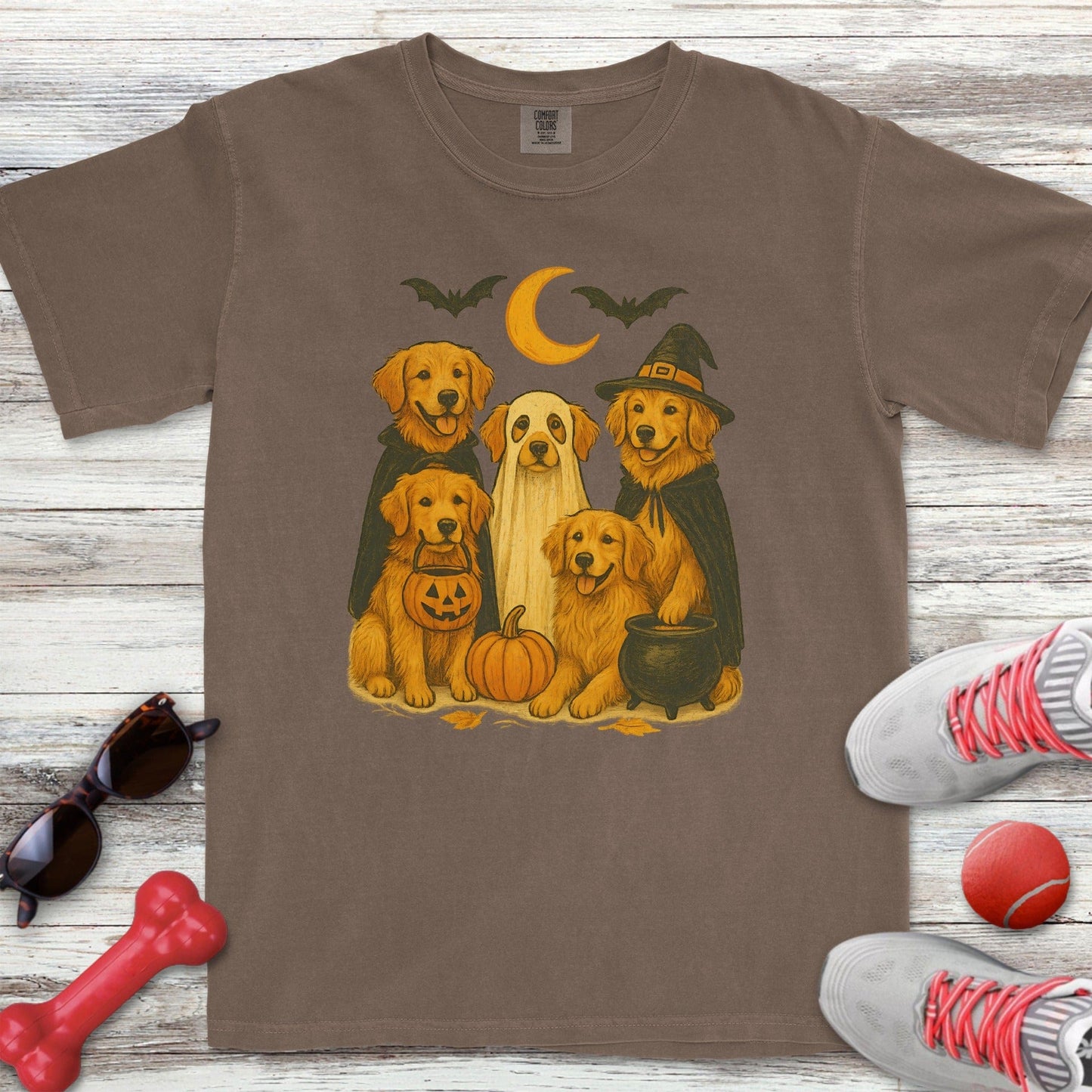 Golden Retriever Halloween T-Shirt
