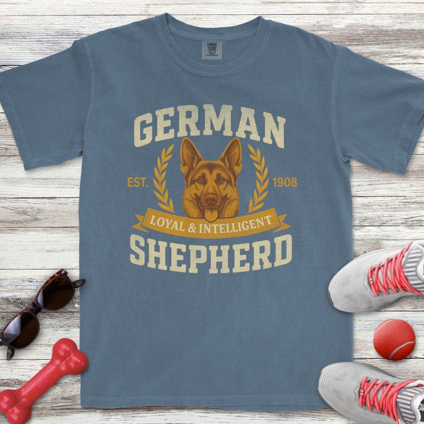 Vintage German Shepherd Comfort Colors T-Shirt