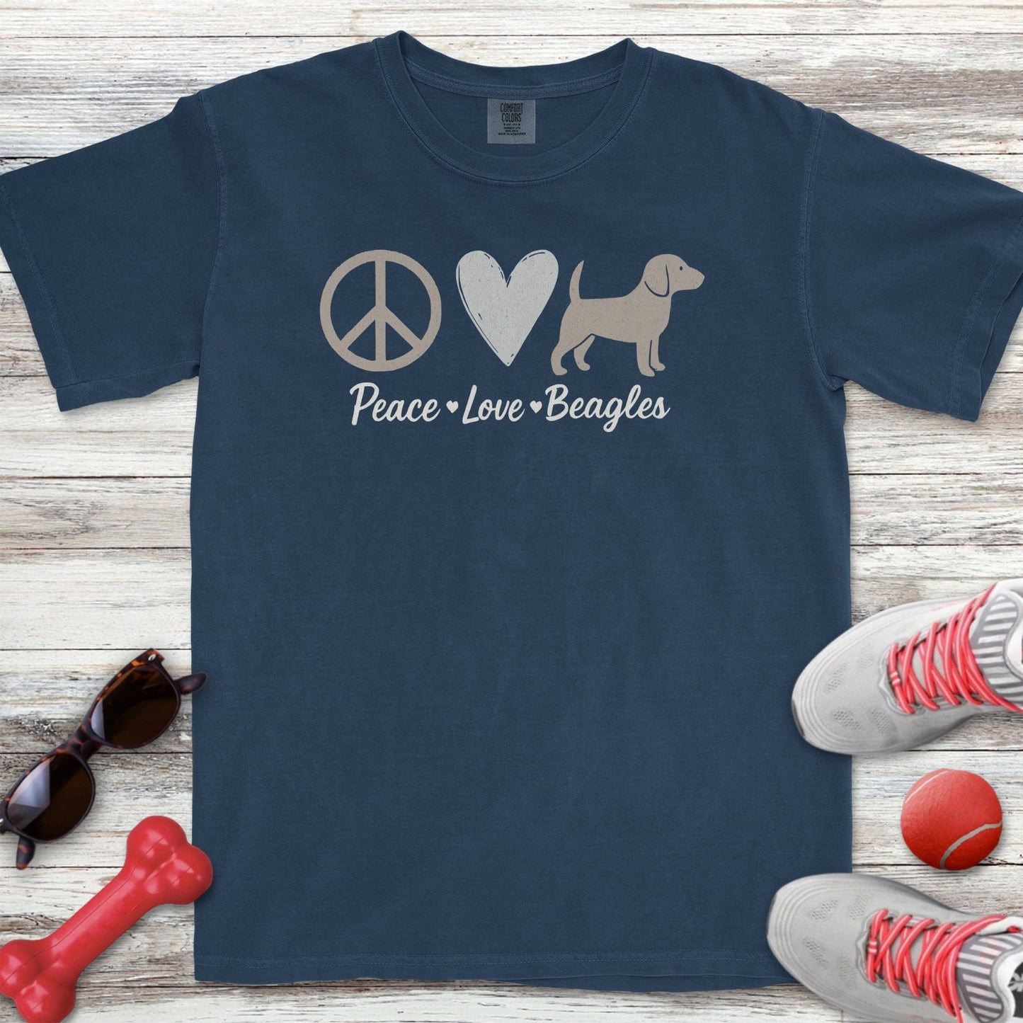 Peace Love Beagles T-Shirt