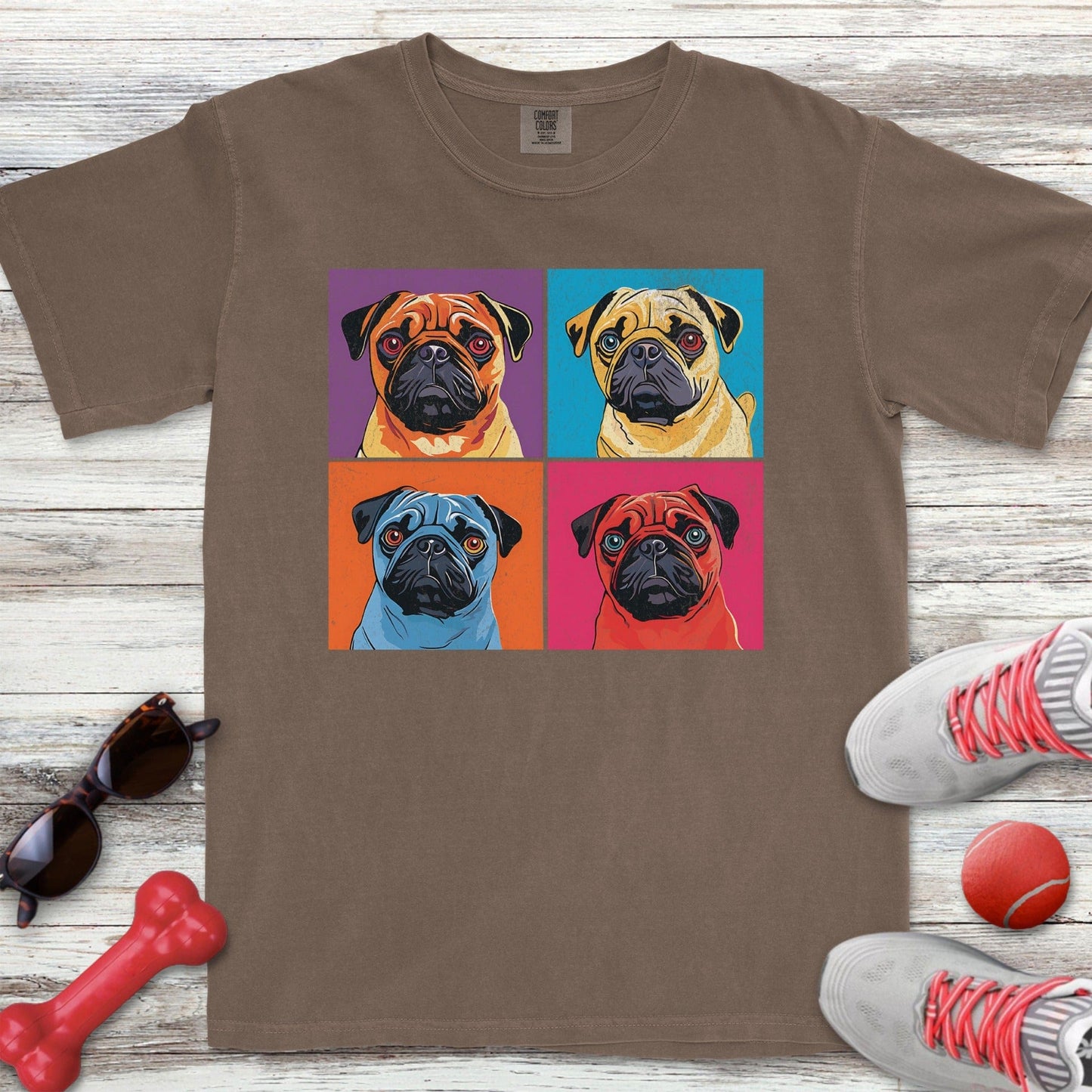 Pop Art Pug T-Shirt