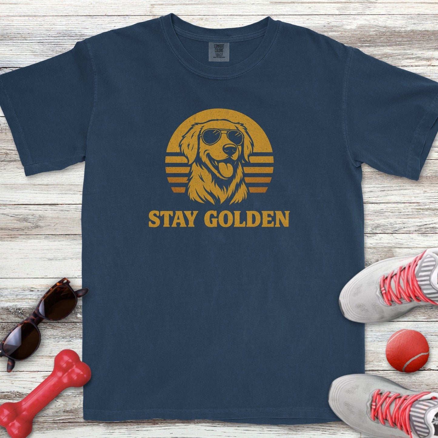 Retro Stay Golden T-Shirt