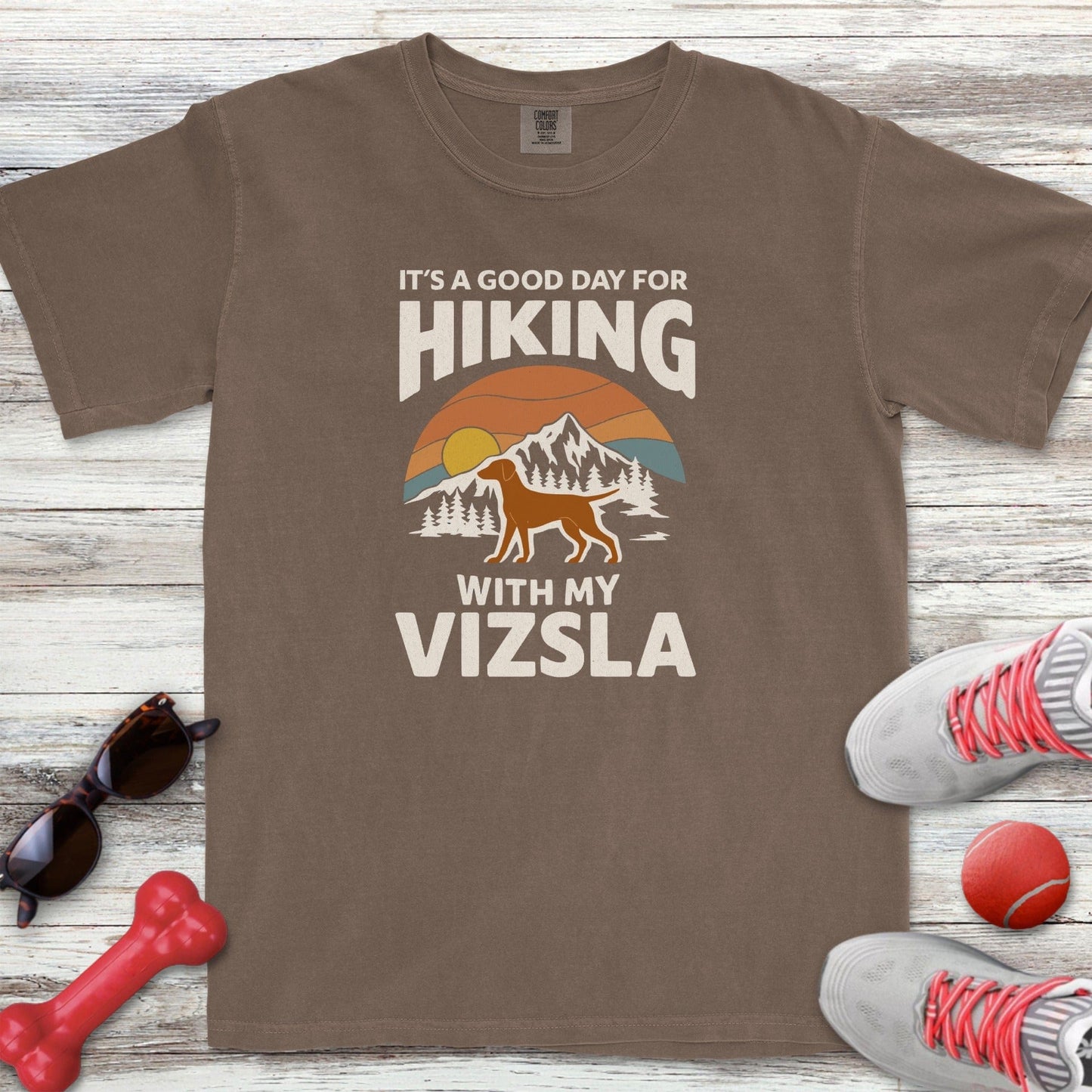 Hiking Vizsla T-Shirt