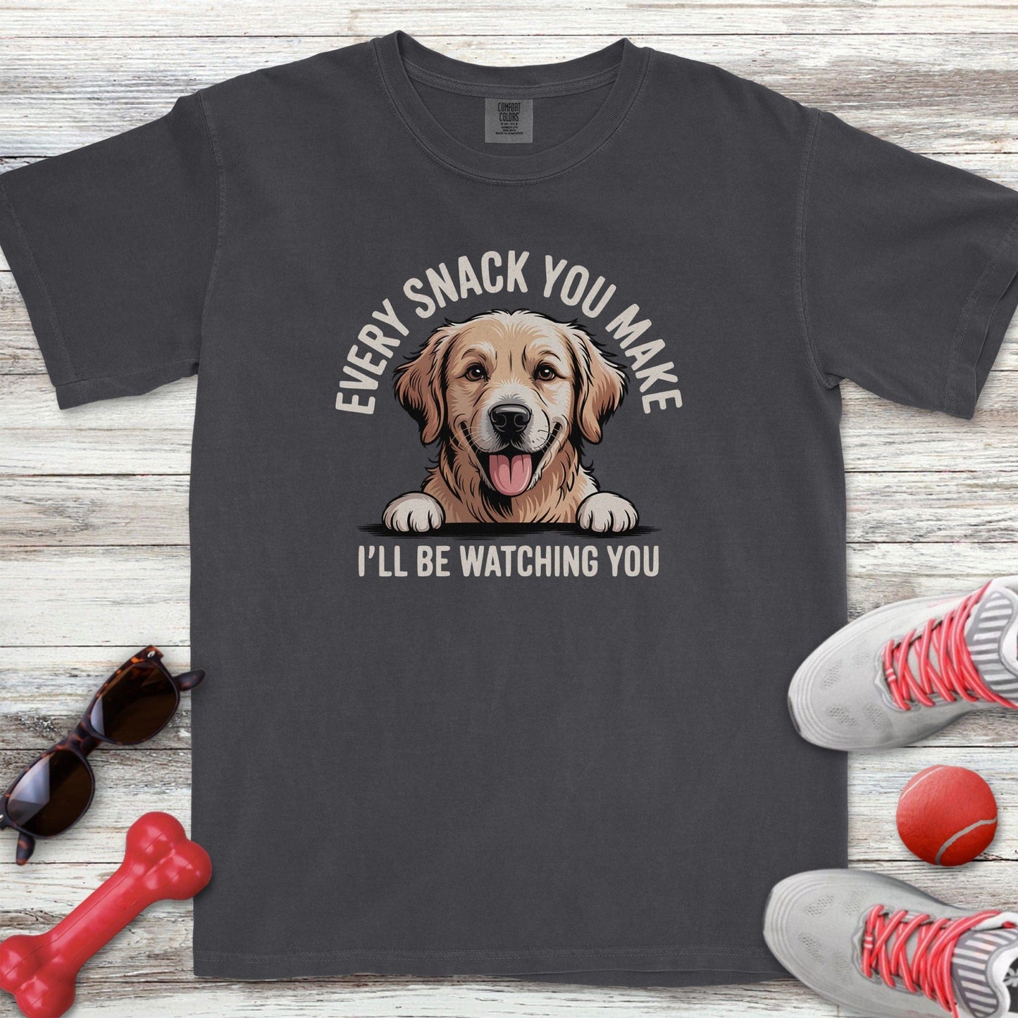 Every Snack Golden Retriever T-Shirt