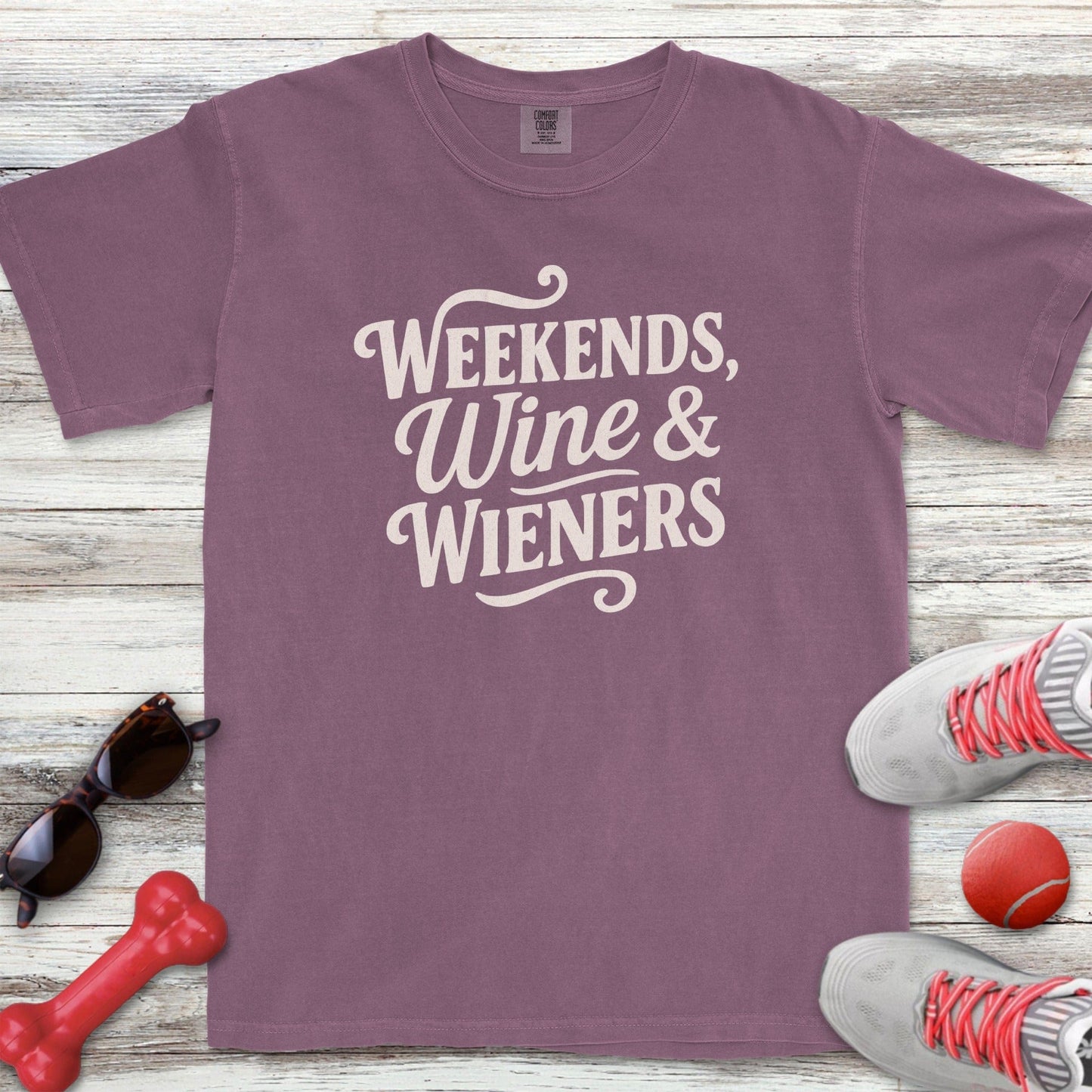 Weekends Wine Wieners T-Shirt