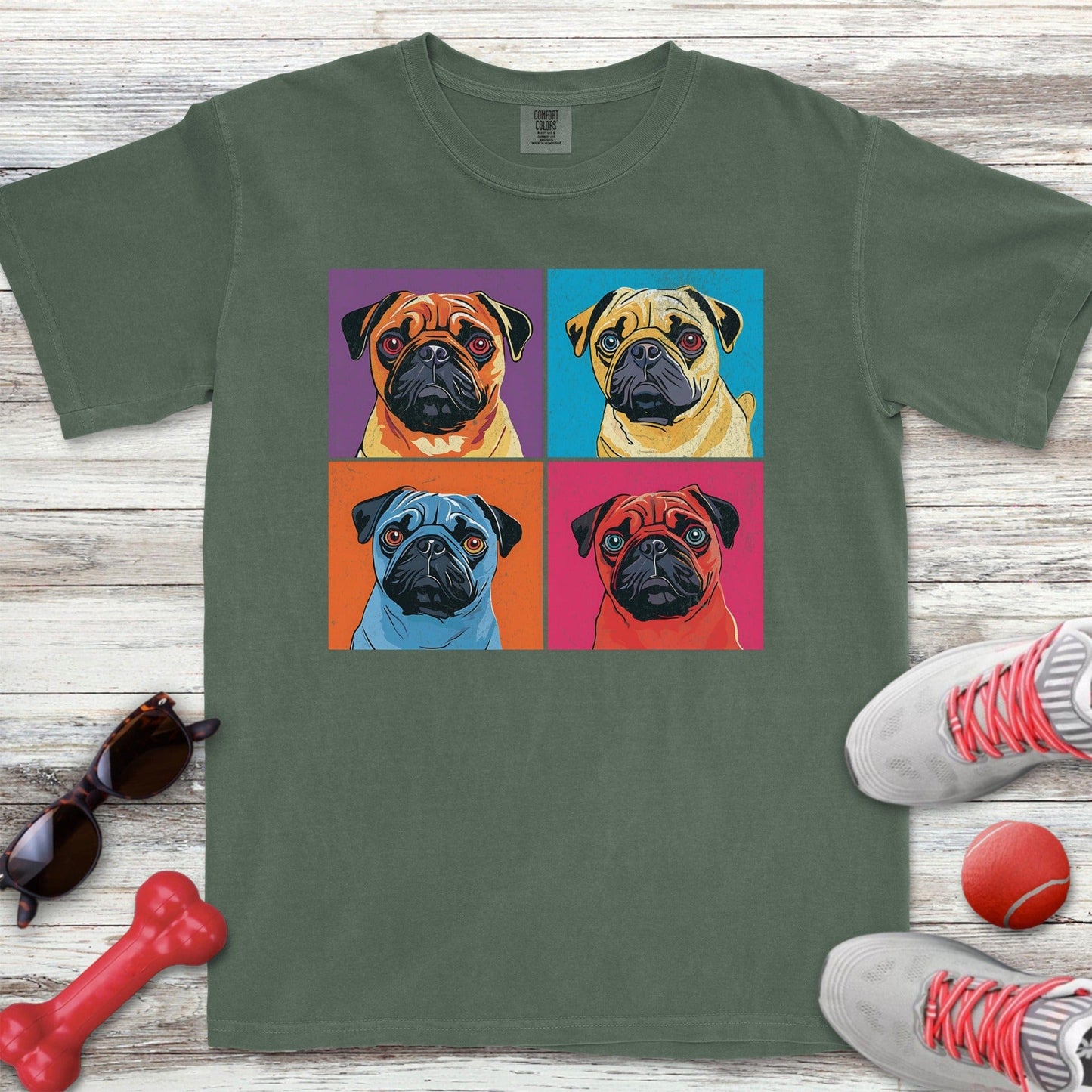 Pop Art Pug T-Shirt