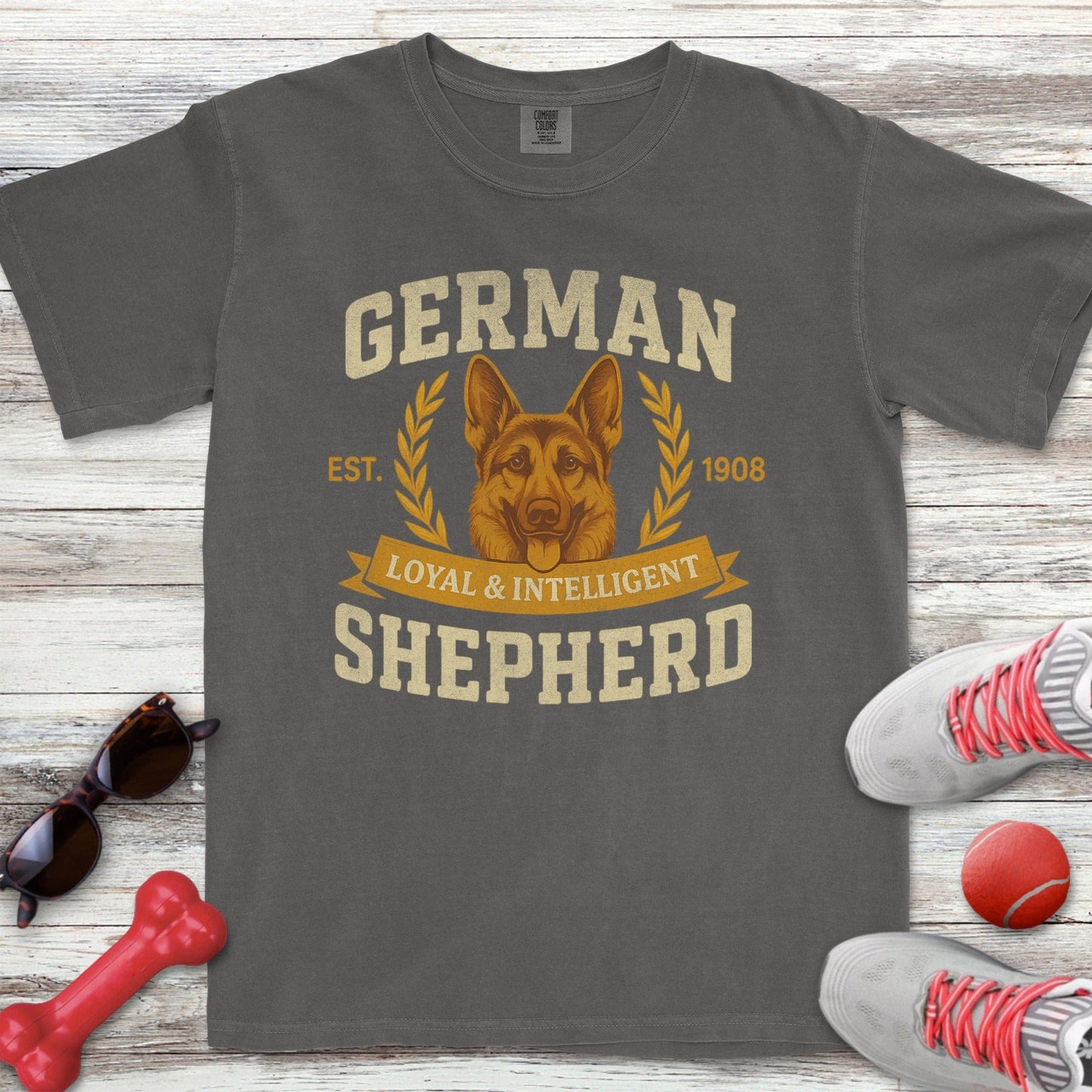Vintage German Shepherd Comfort Colors T-Shirt