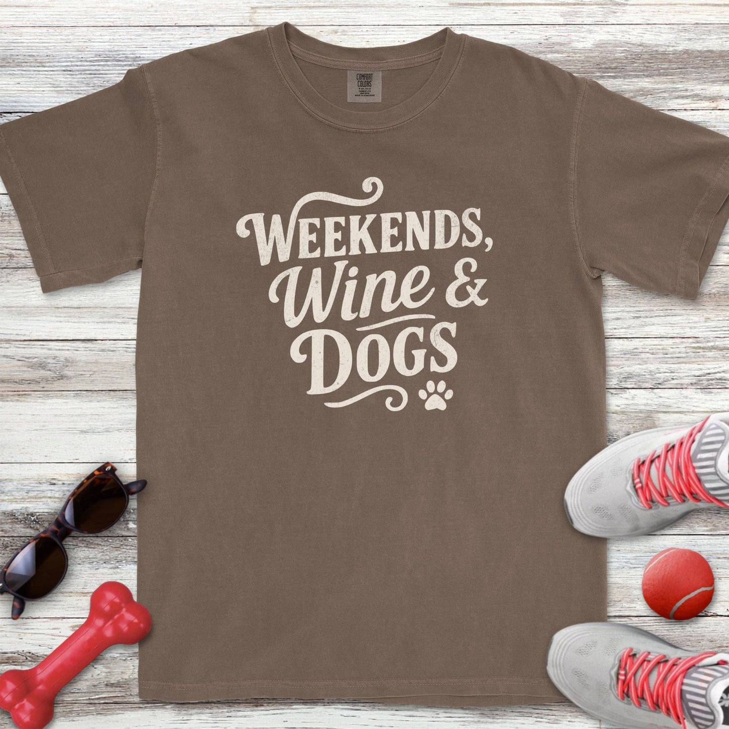 Weekends Wine Dogs T-Shirt