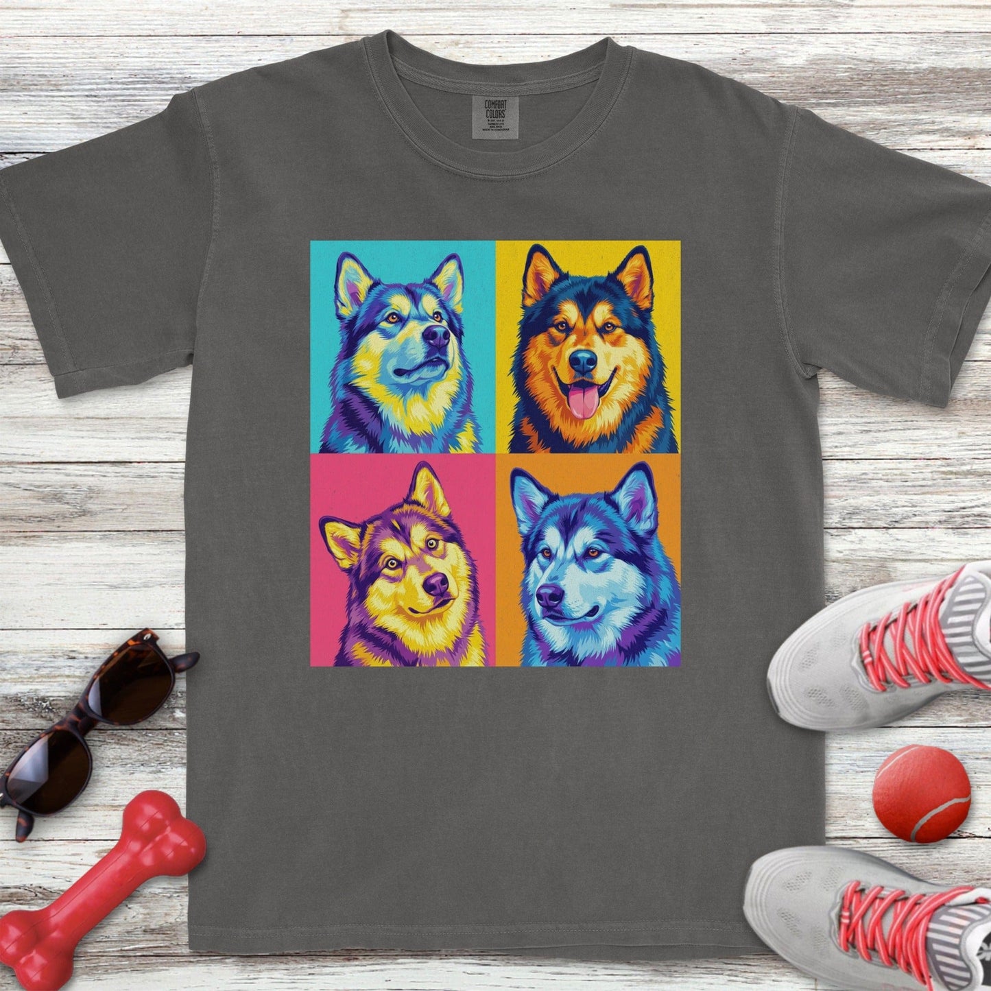 Pop Art Malamute T-Shirt