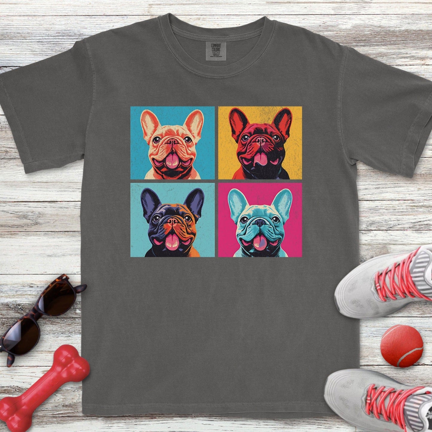 Pop Art French Bulldog T-Shirt