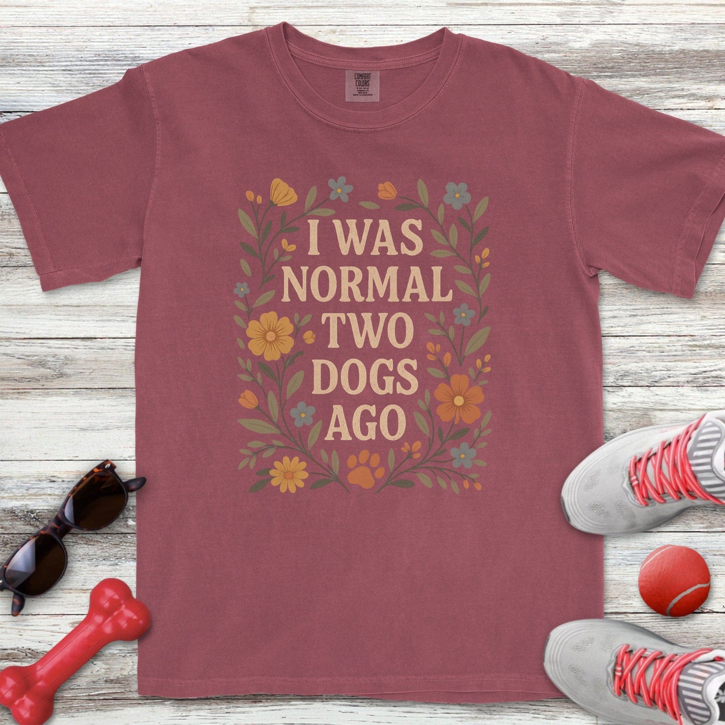 I Was Normal Floral T-Shirt