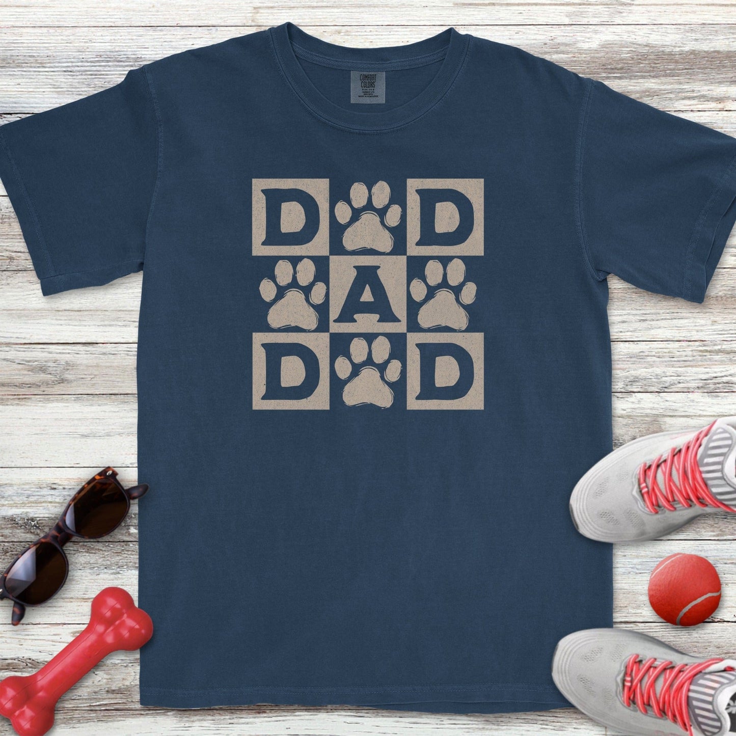 Paw Print Dad T-Shirt