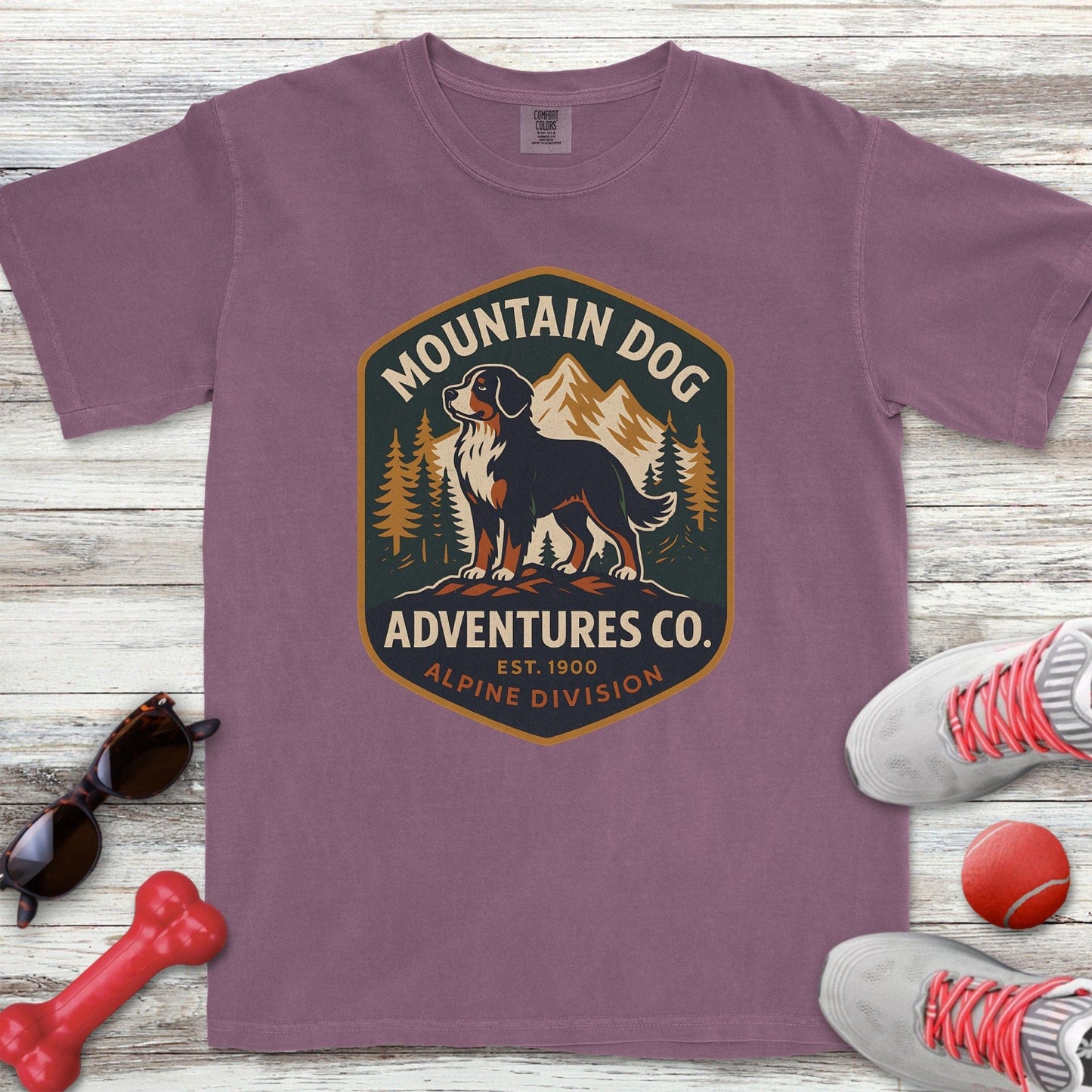 Bernese Mountain Dog Adventures T-Shirt