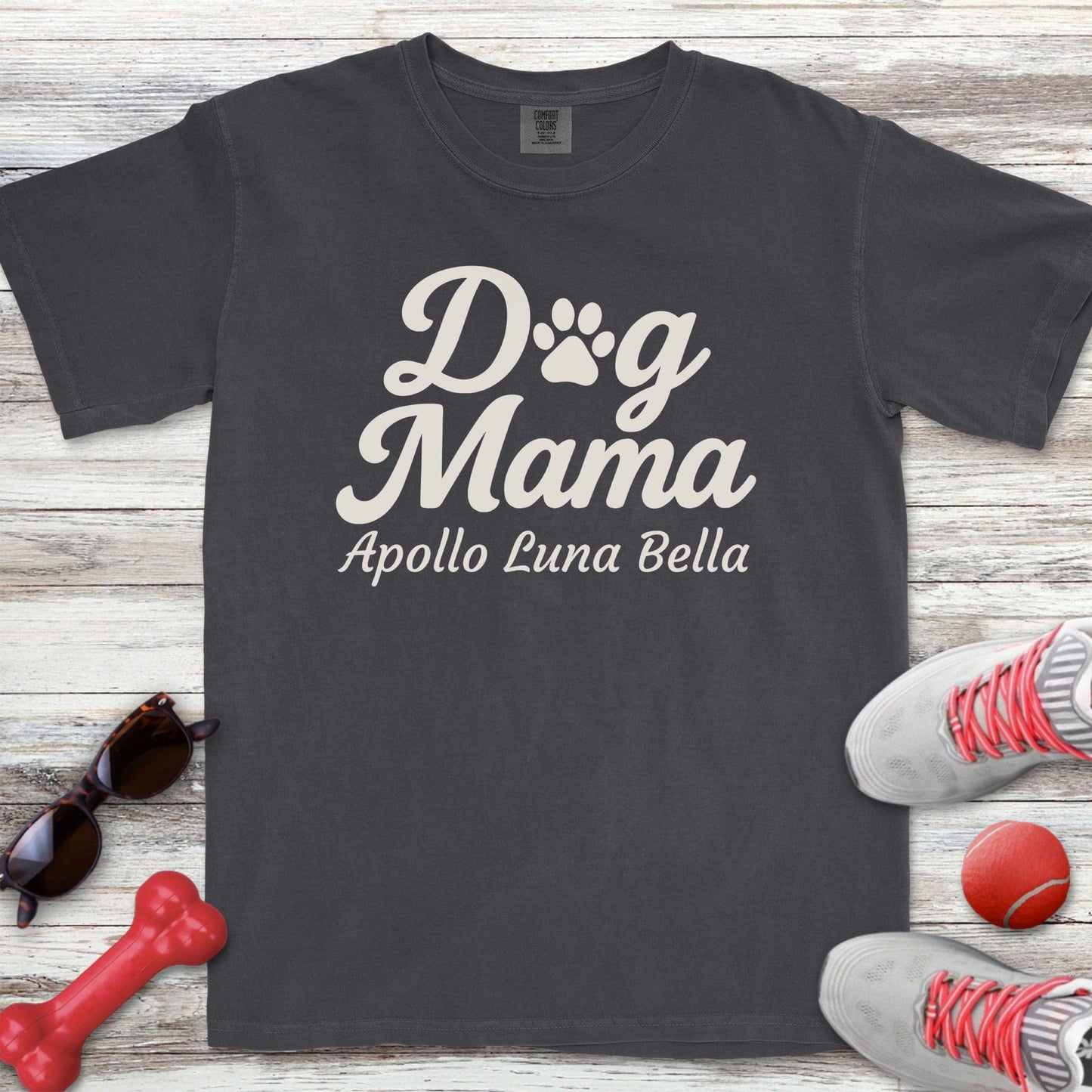 Dog Mama Script Custom T-Shirt