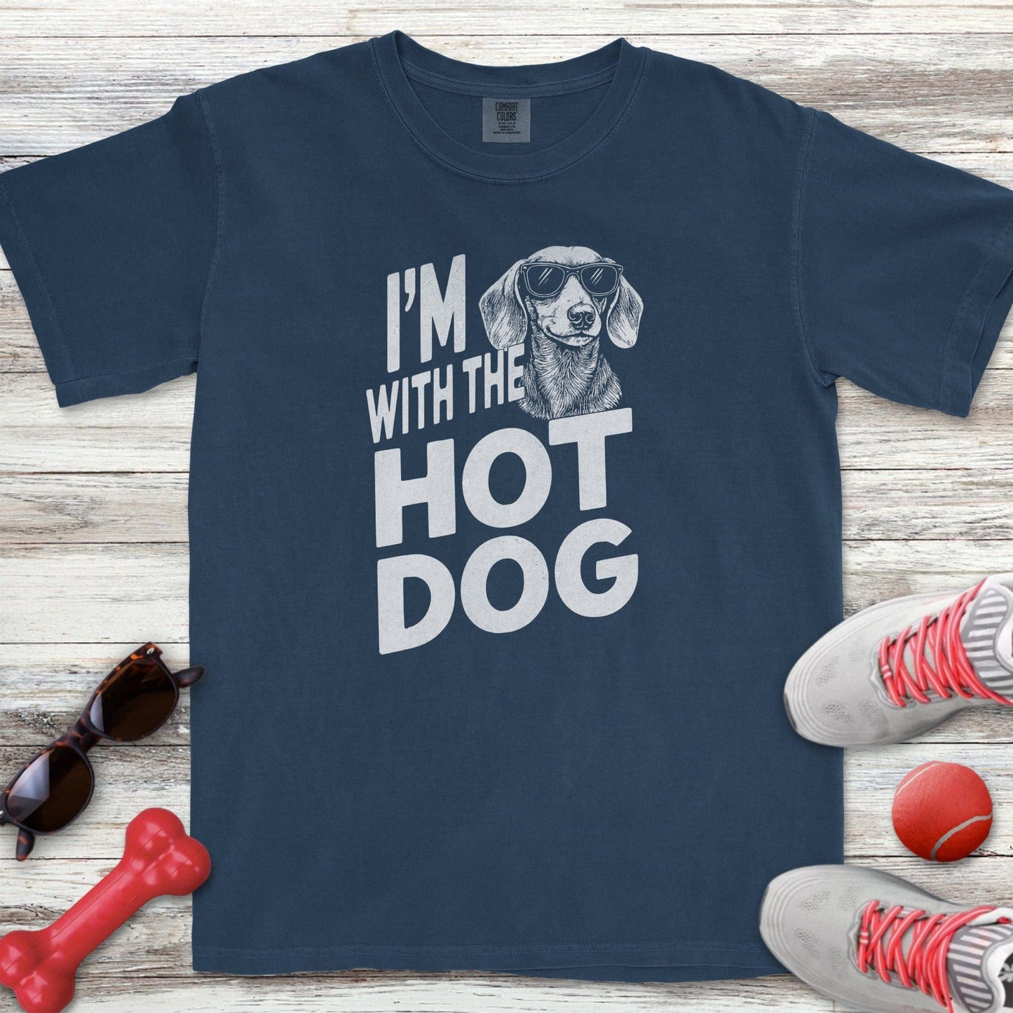 I'm With the Hot Dog T-Shirt