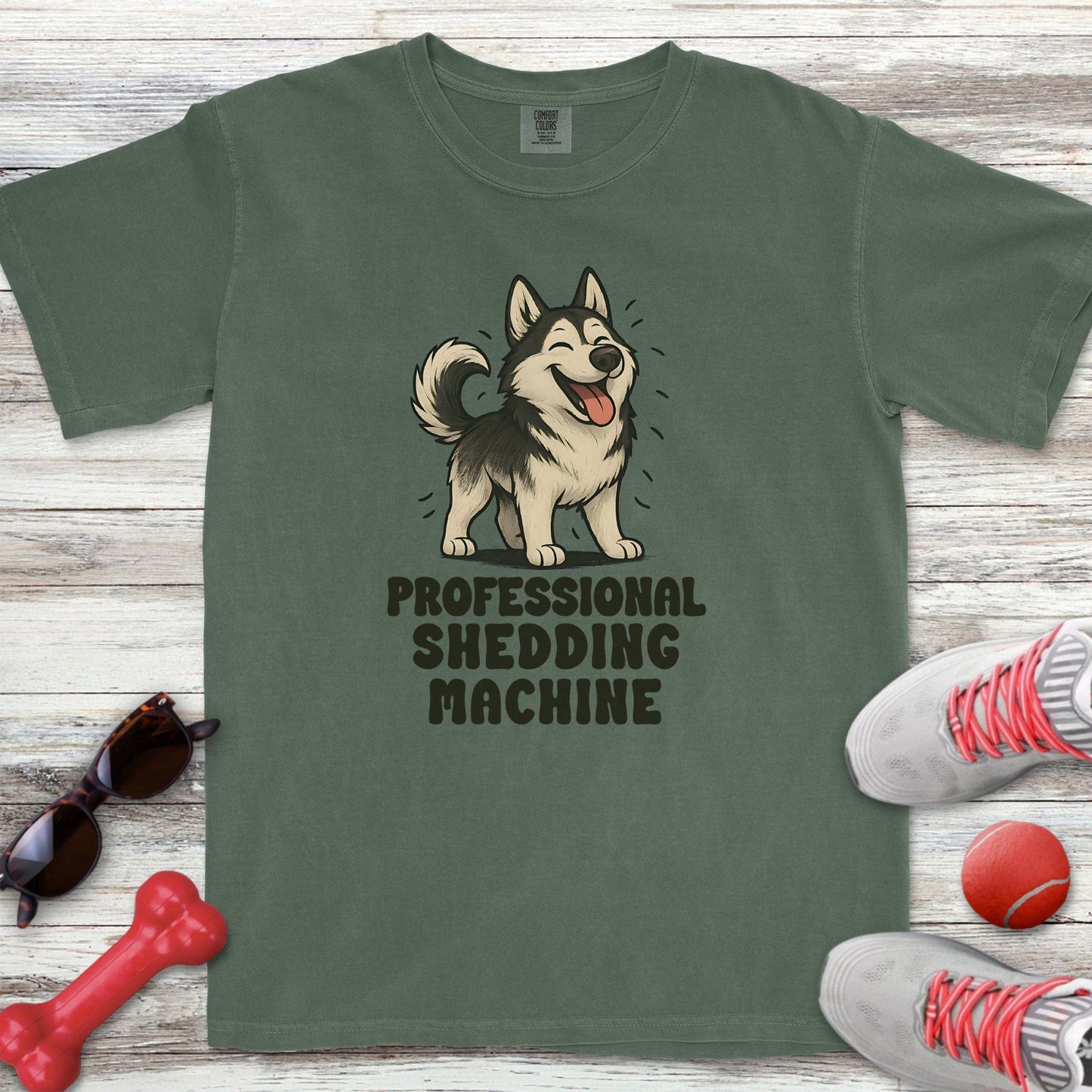 Husky Shedding Machine T-Shirt