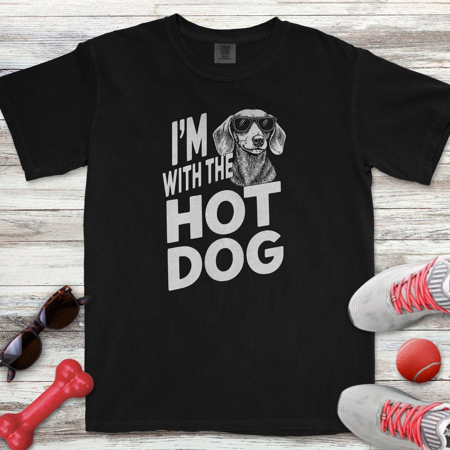 I'm With the Hot Dog T-Shirt