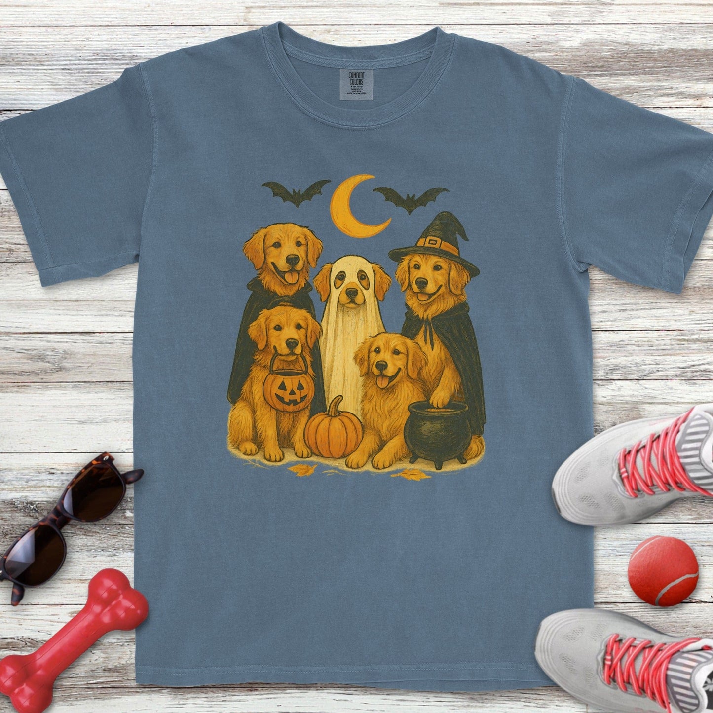 Golden Retriever Halloween T-Shirt