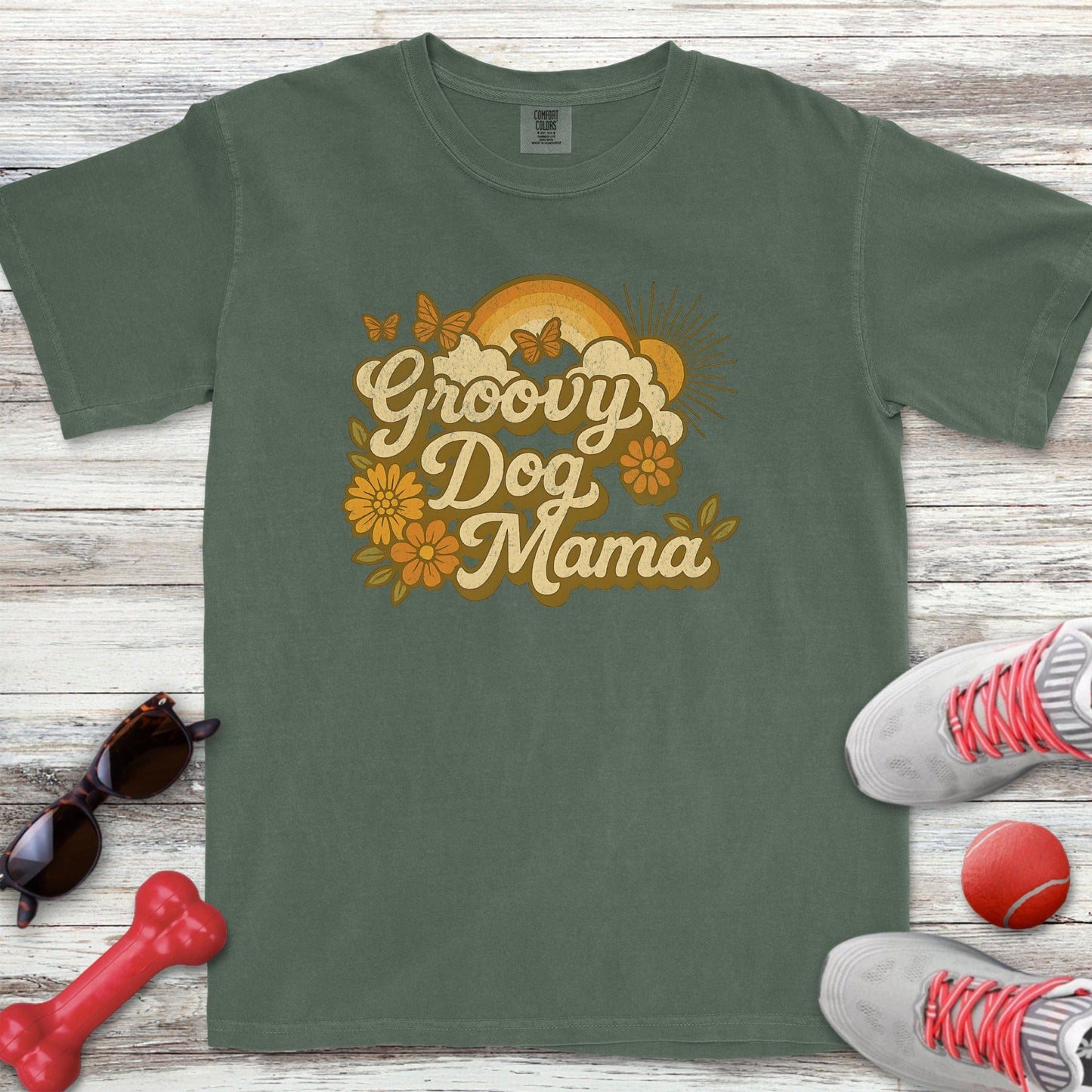 Groovy Dog Mama T-Shirt