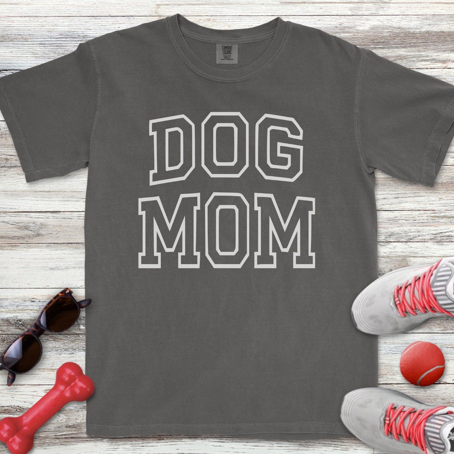 Dog Mom Varsity T-Shirt