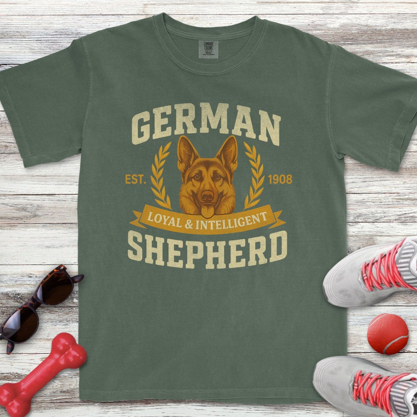 Vintage German Shepherd Comfort Colors T-Shirt