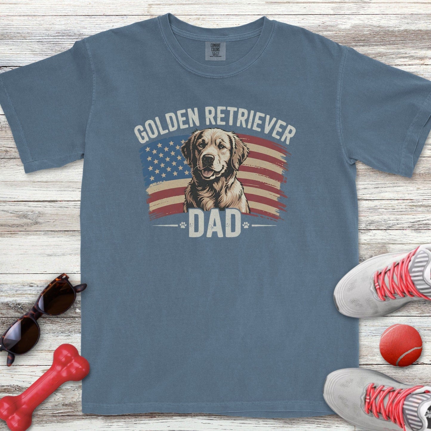 Golden Dad Flag T-Shirt