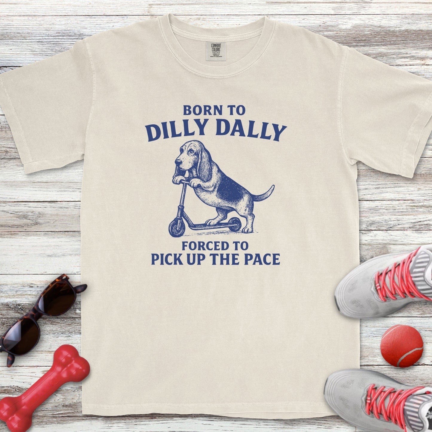 Dilly Dally Basset Hound T-Shirt
