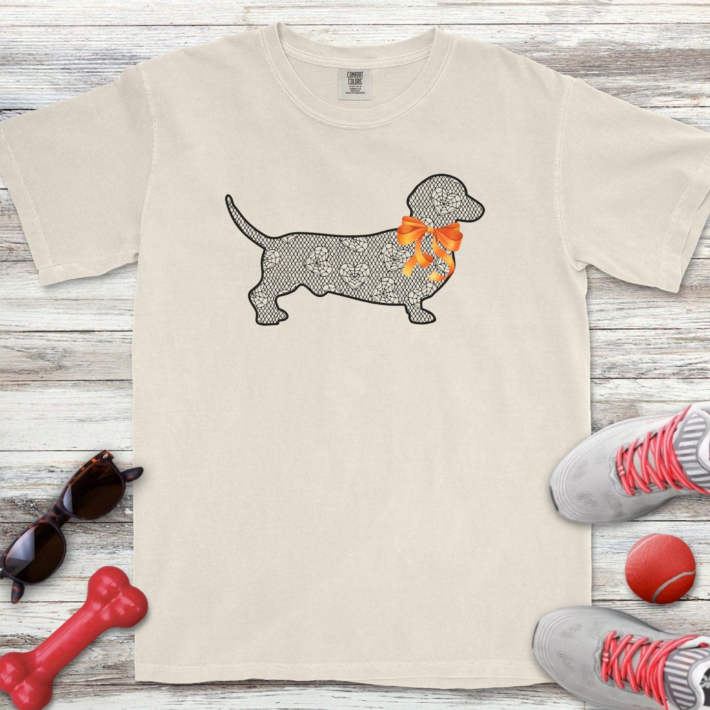 Web Heart Dachshund T-Shirt