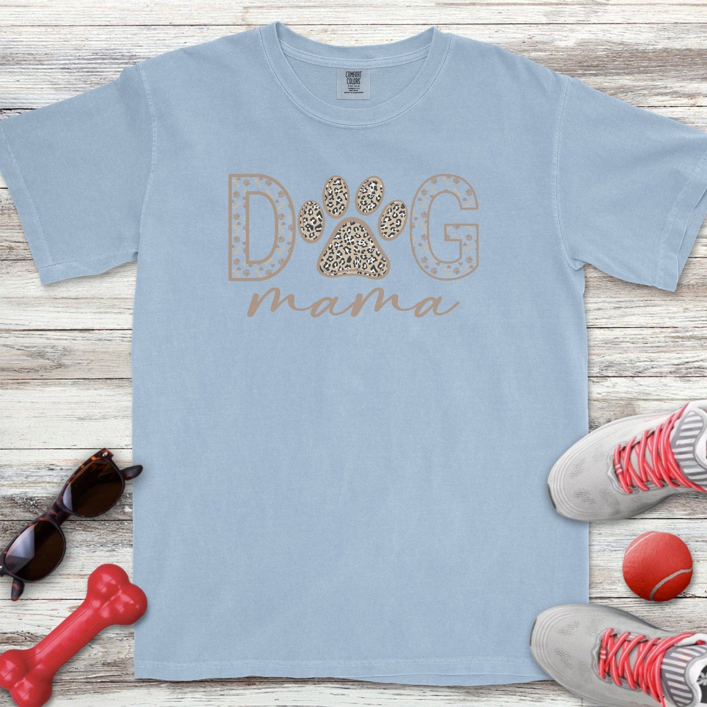 Dog Mama Print T-Shirt