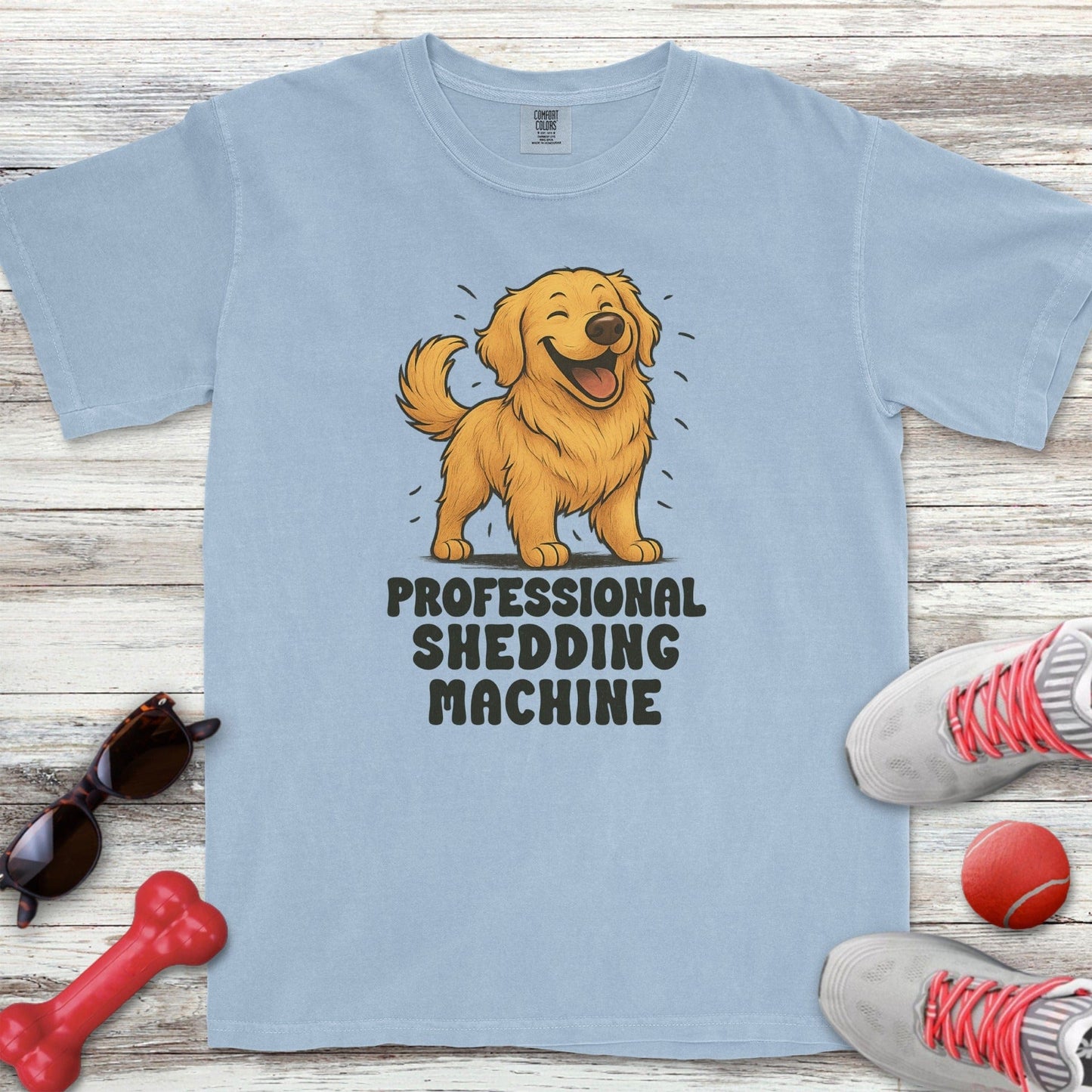 Golden Shedding Machine T-Shirt