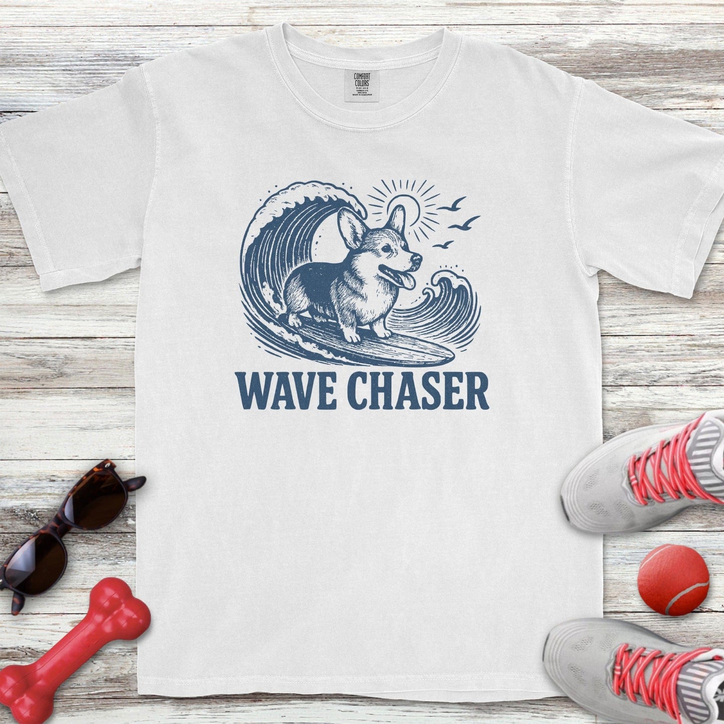 Corgi Surfer T-Shirt