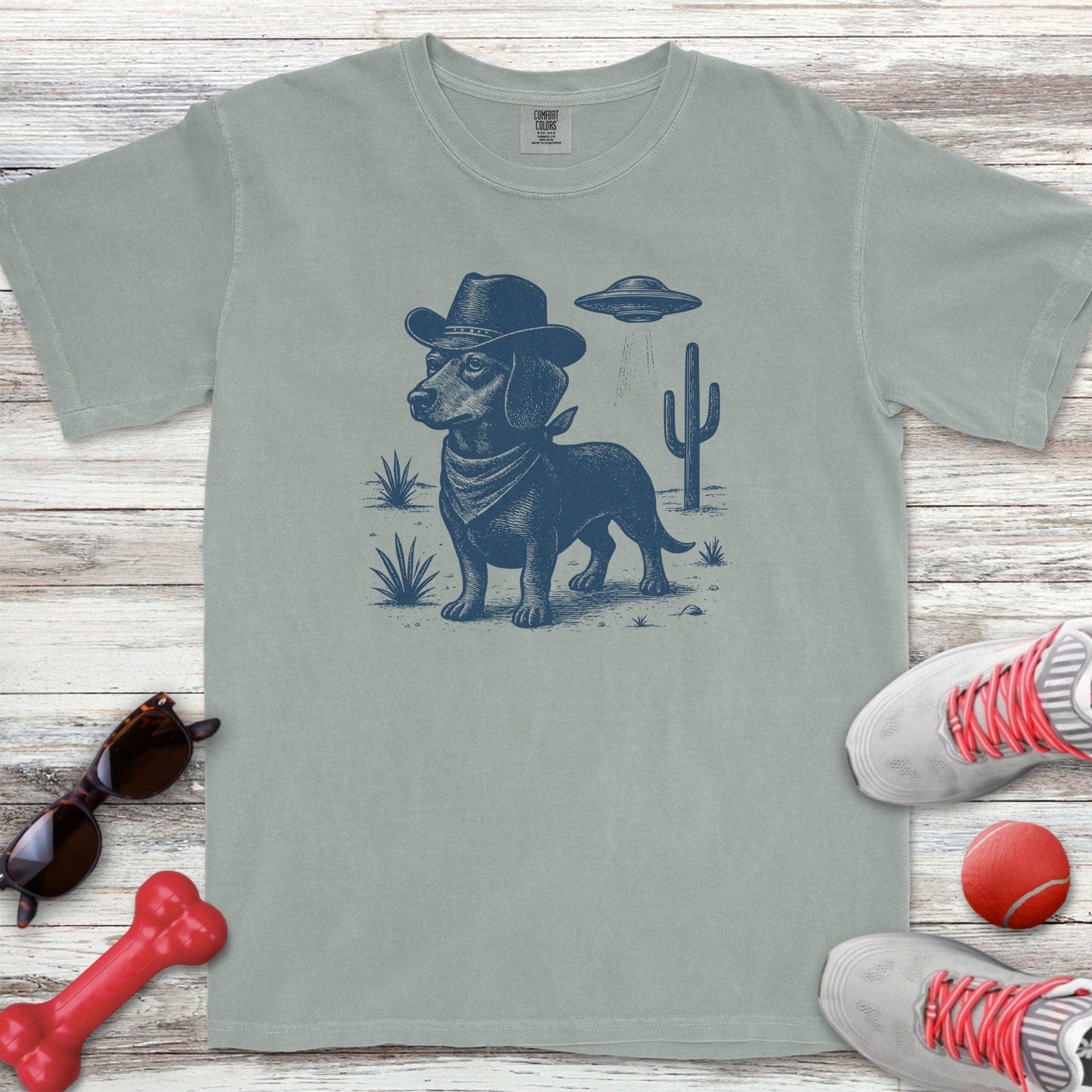 Dachshund UFO T-Shirt