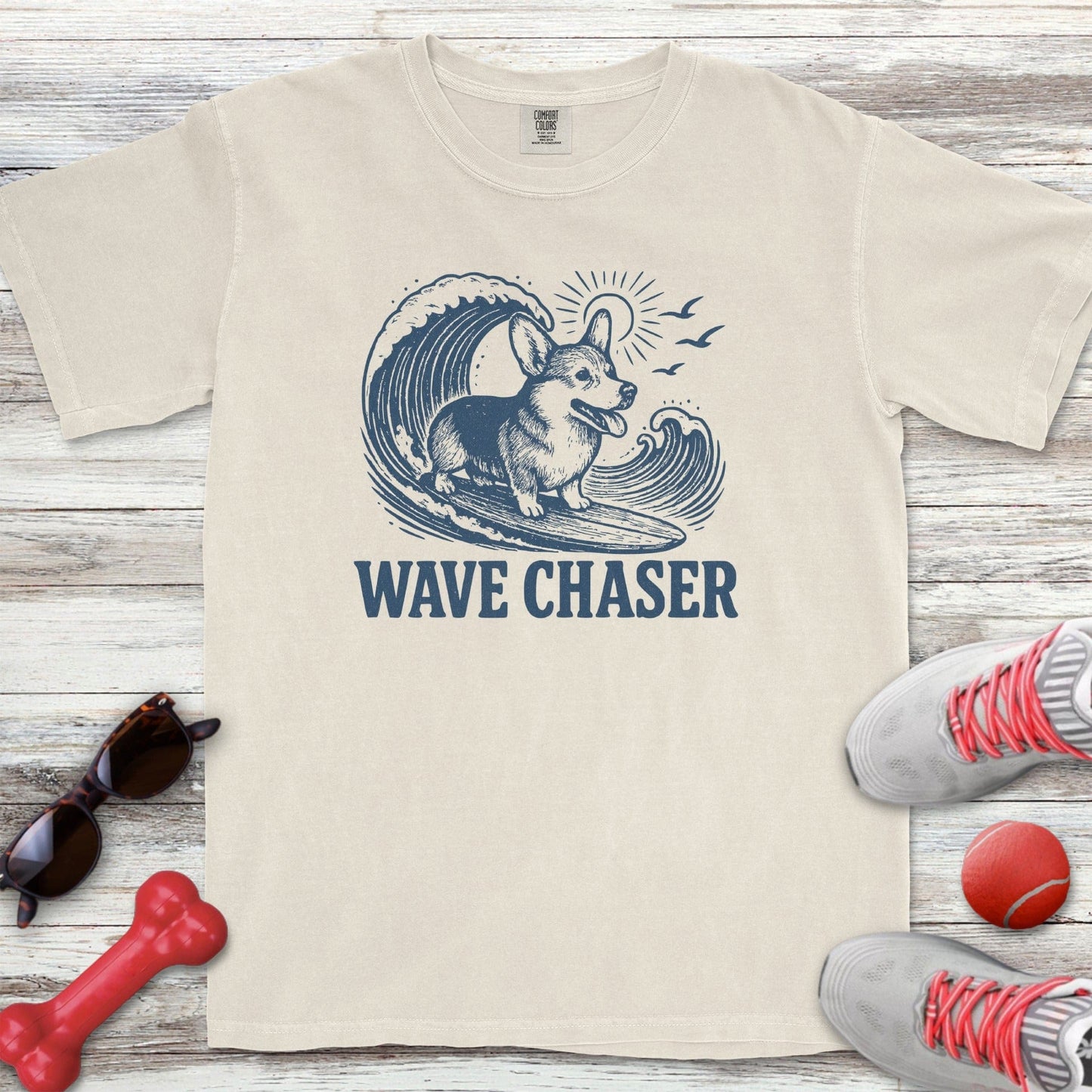 Corgi Surfer T-Shirt