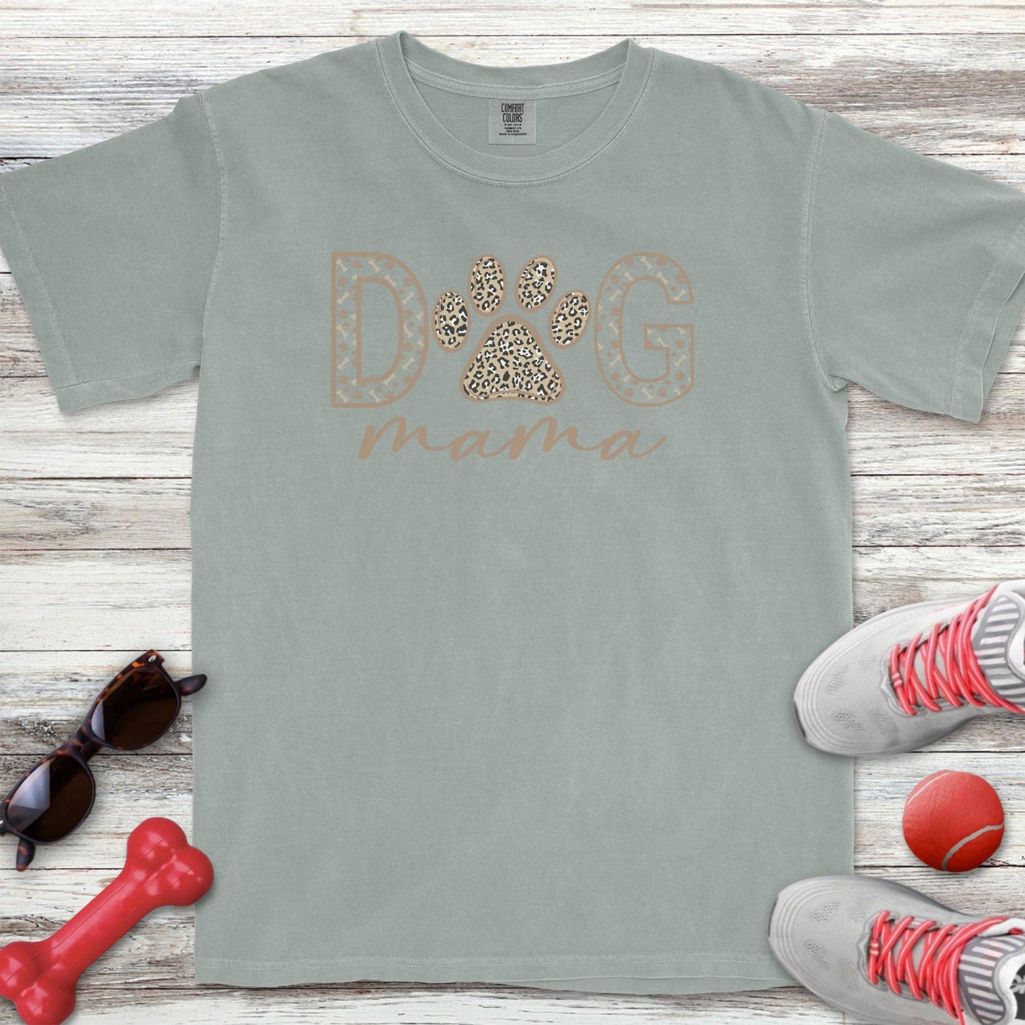 Dog Mama Print T-Shirt