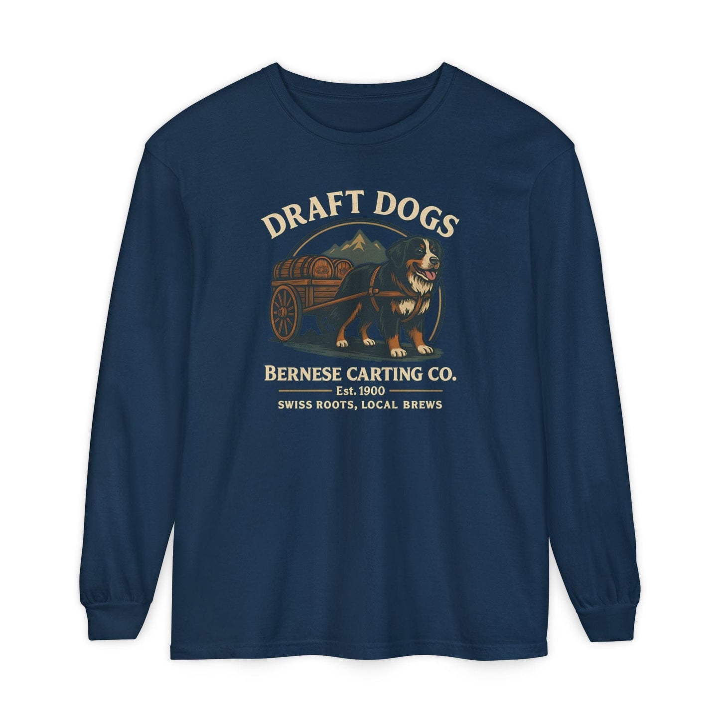 Bernese Mountain Dog Draft Dogs Long Sleeve Tee