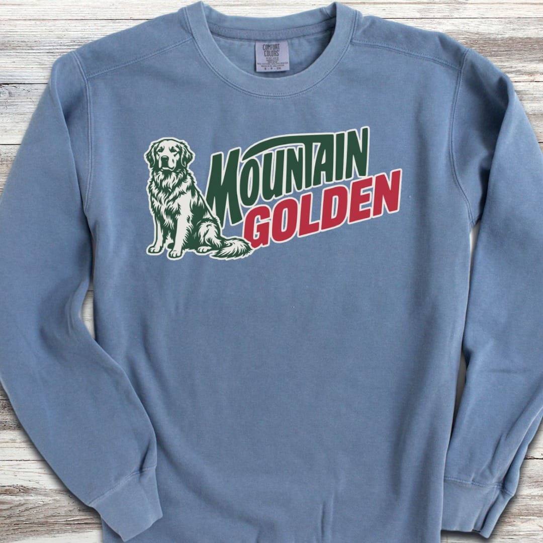 Golden Retriever Mountain Golden Sweatshirt