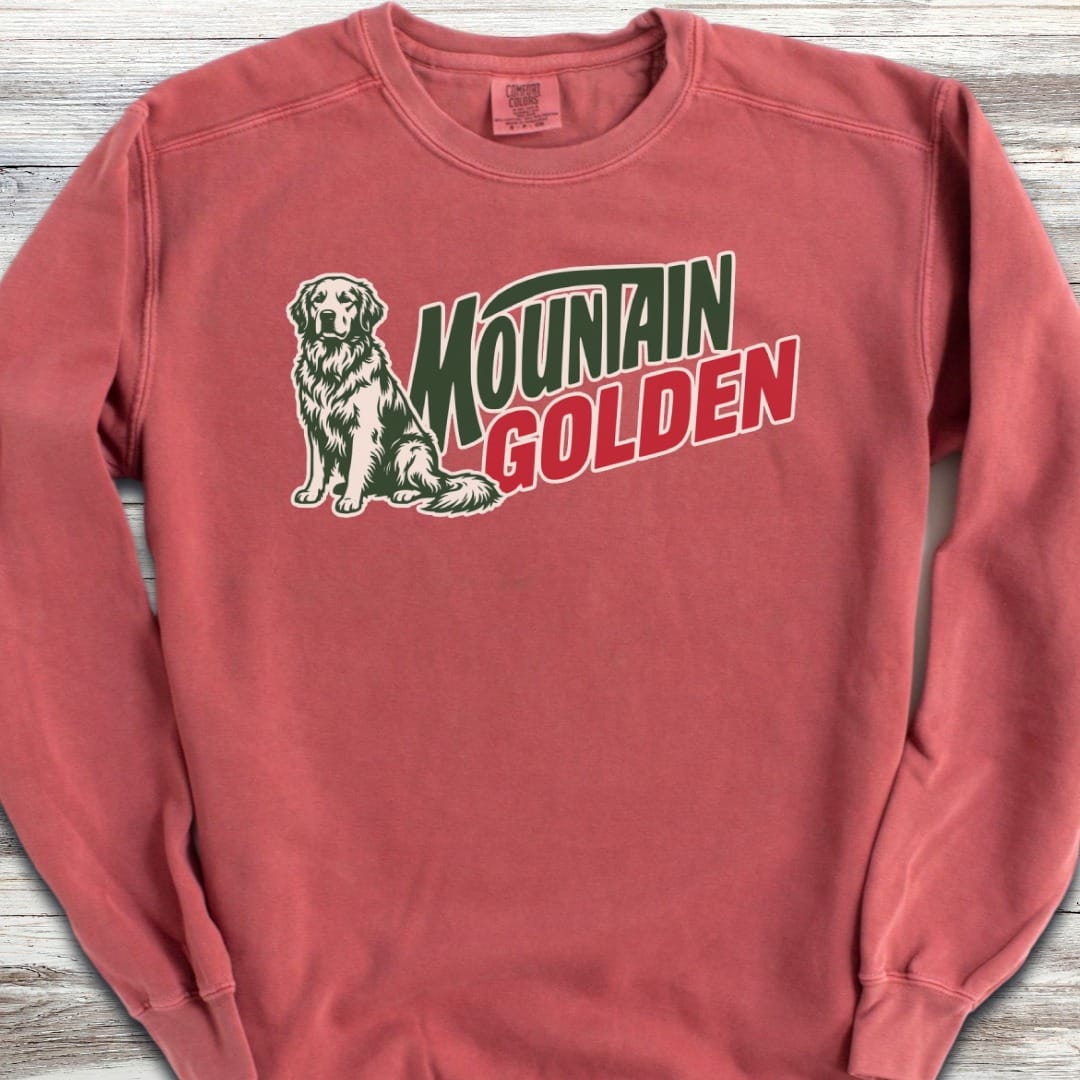 Golden Retriever Mountain Golden Sweatshirt