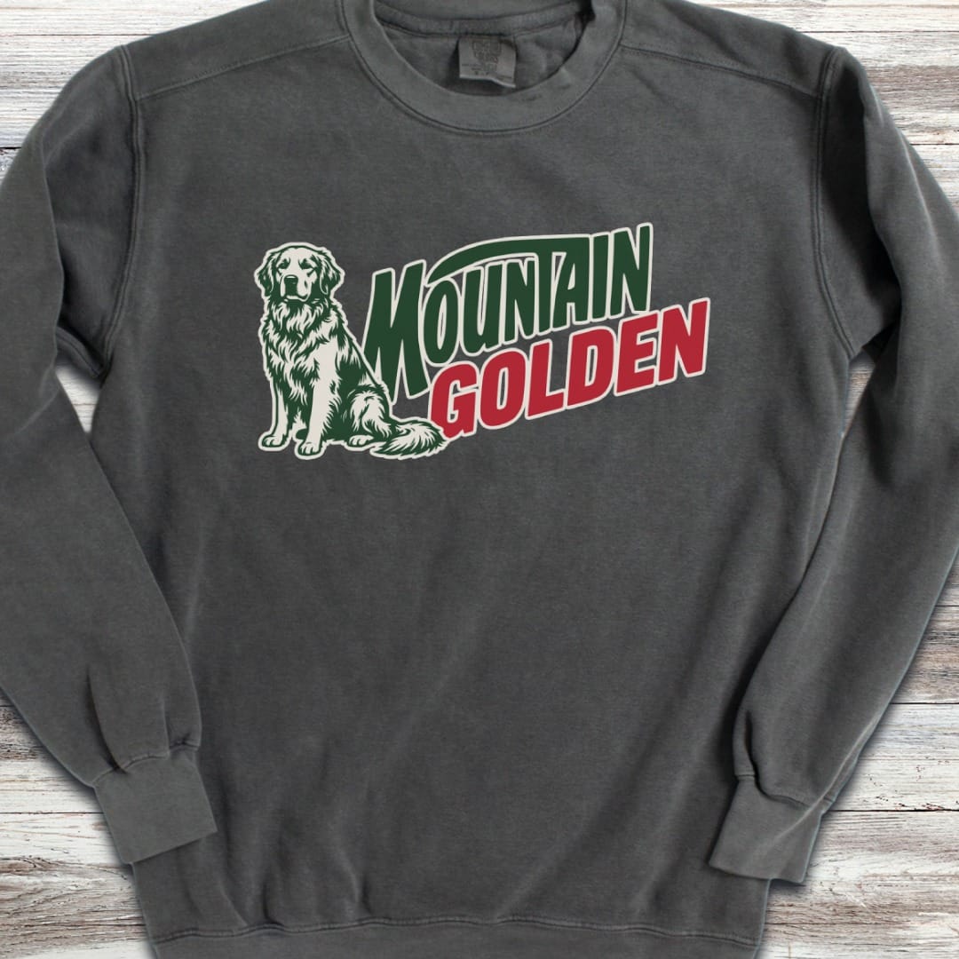 Golden Retriever Mountain Golden Sweatshirt
