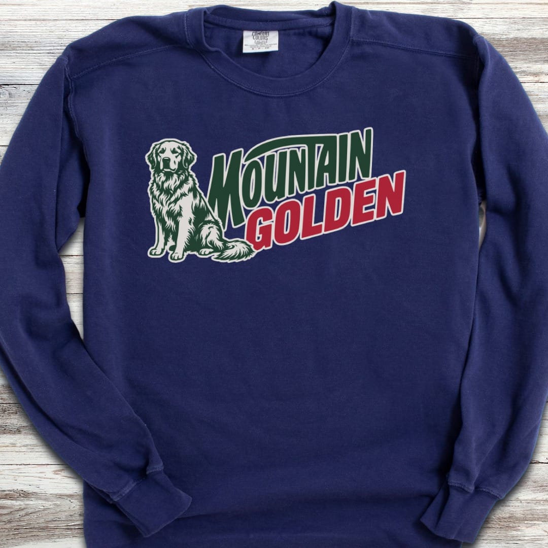 Golden Retriever Mountain Golden Sweatshirt