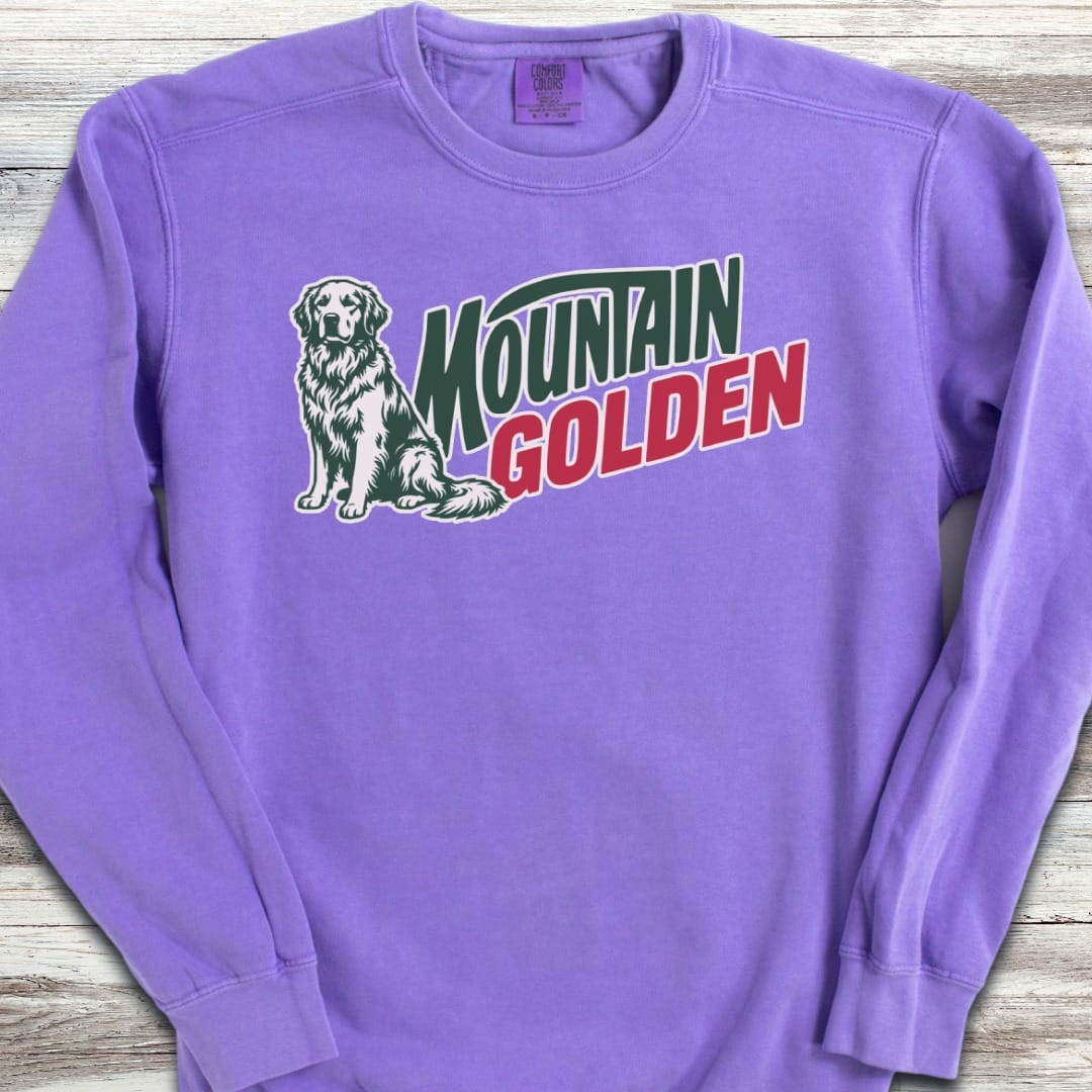 Golden Retriever Mountain Golden Sweatshirt