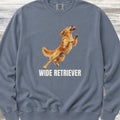 Golden Retriever Wide Retriever Sweatshirt - Blue Jean