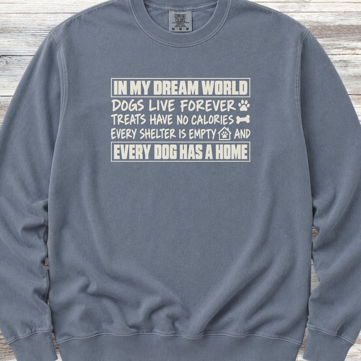 My Dream World Sweatshirt - Blue Jean