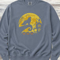 Great Pyrenees Halloween Moon Sweatshirt - Blue Jean